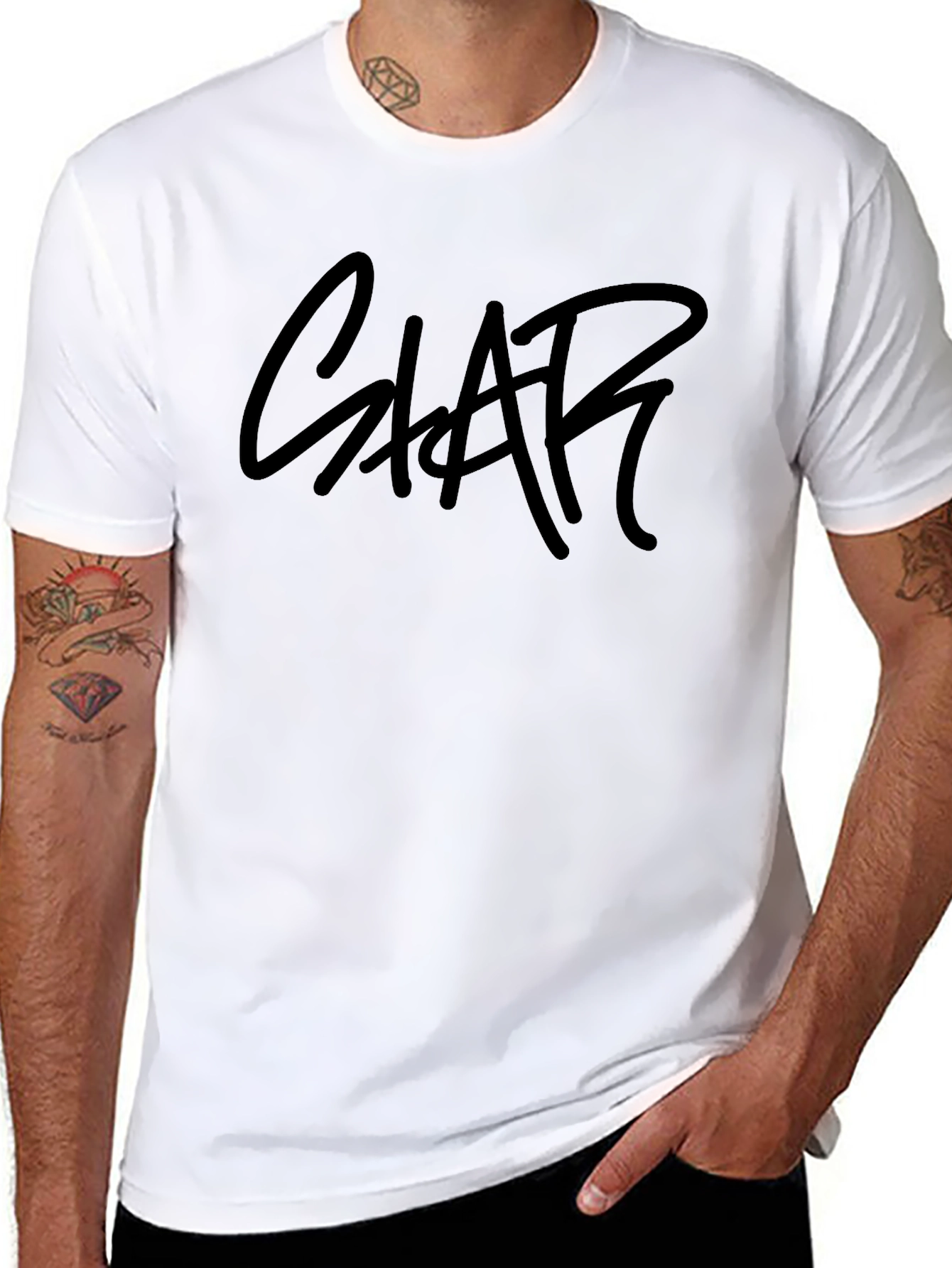 Black Graphic Tee - Streetwear Style
