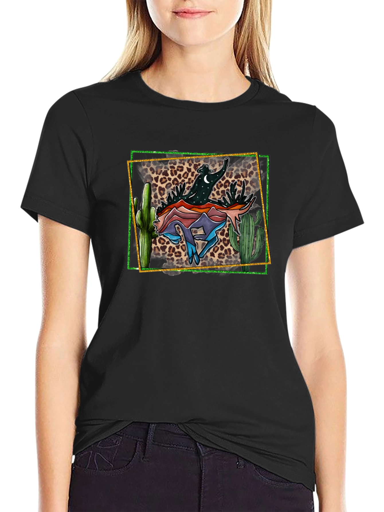 Desert Cowboy T-Shirt Western Graphic Tee