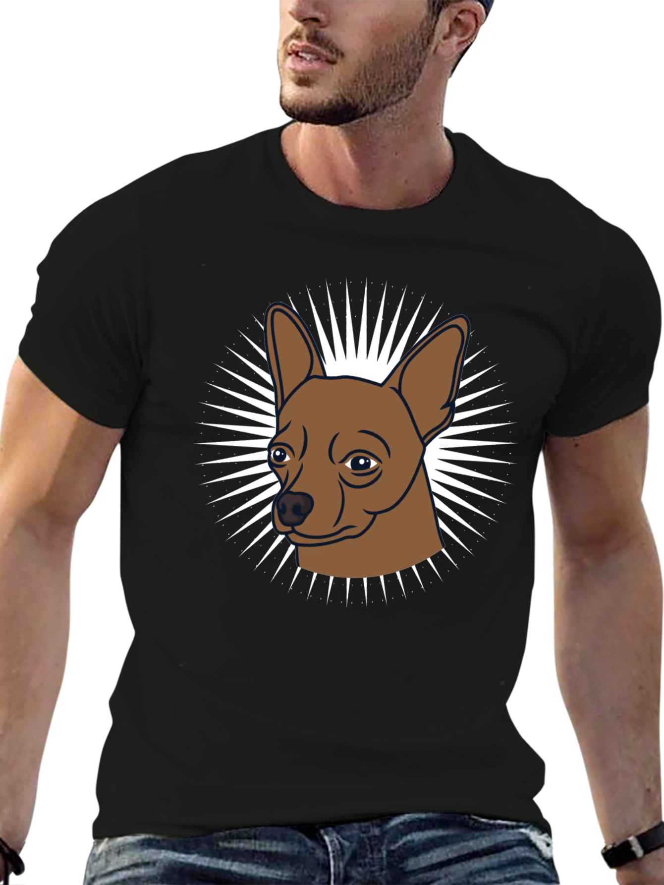 Chihuahua Dog Graphic Tee - Novelty Pet Lover T-Shirt