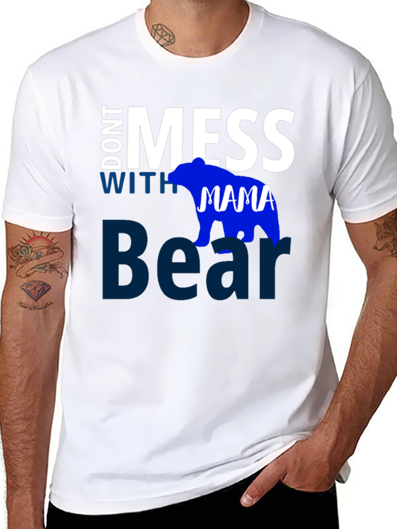 Dont Mess with Mama Bear Black T-Shirt