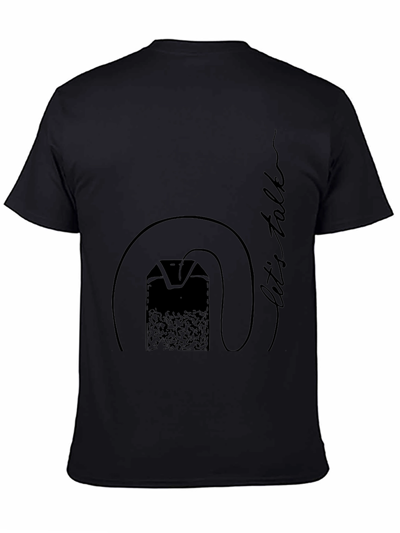 Lets Talk Tee - Tea Bag Design