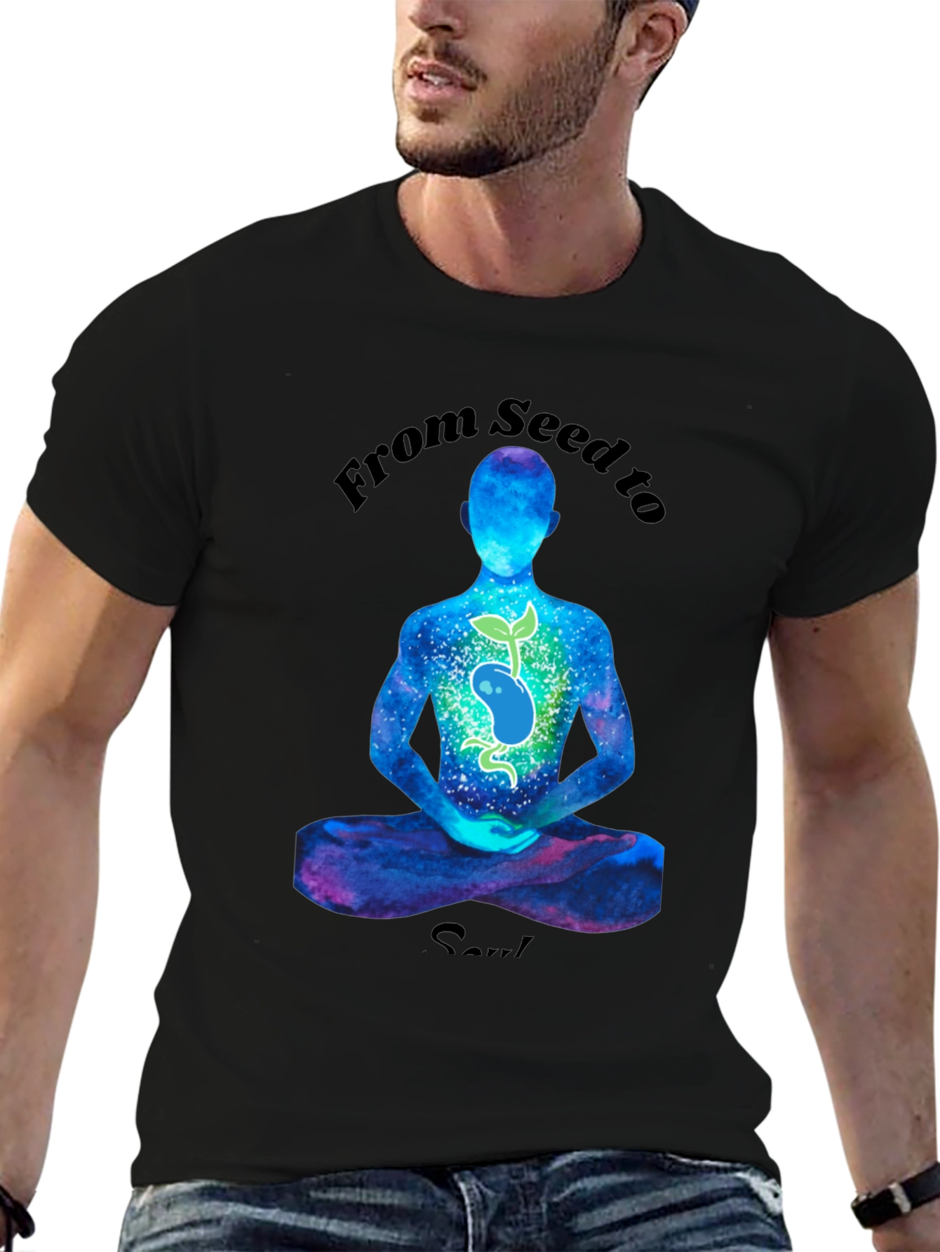 From Seed to Soul Black T-Shirt