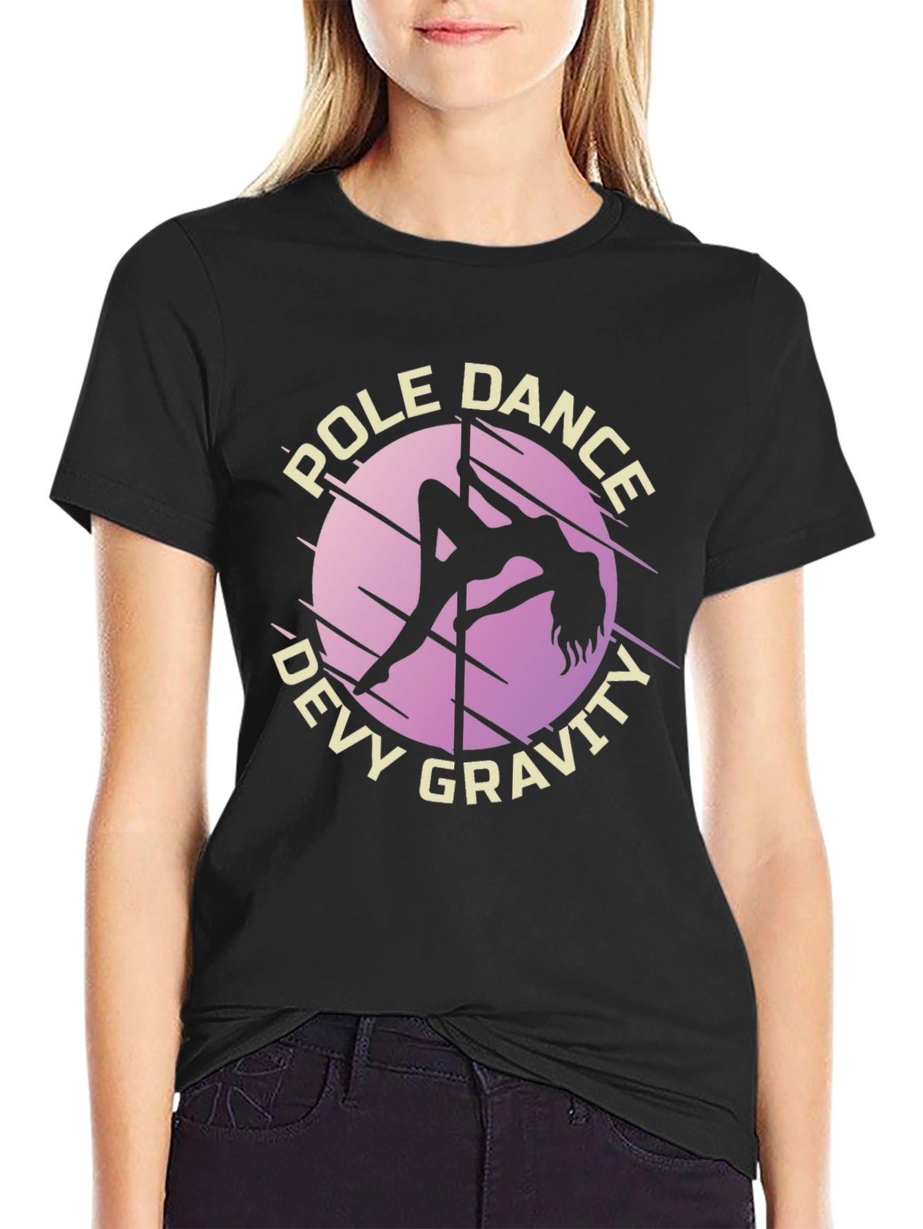 Pole Dance Defy Gravity T-Shirt - Unique Design