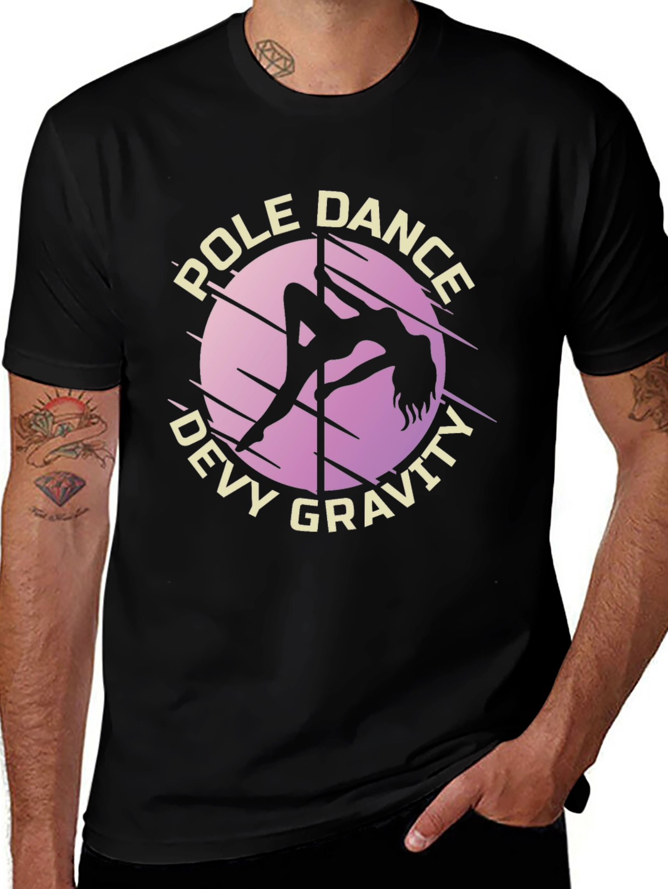 Pole Dance Defy Gravity T-Shirt - Unique Design