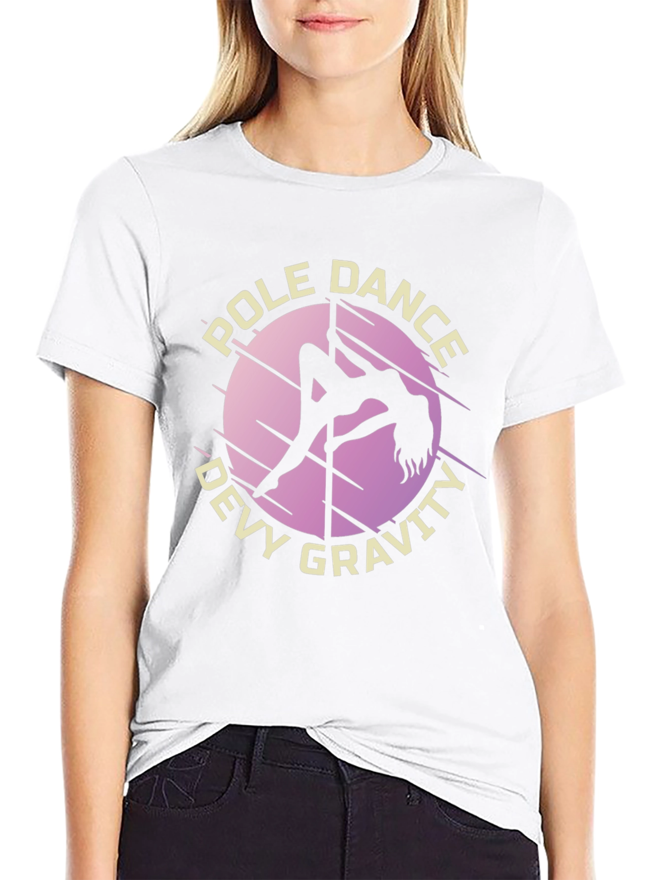 Pole Dance Defy Gravity T-Shirt - Unique Design
