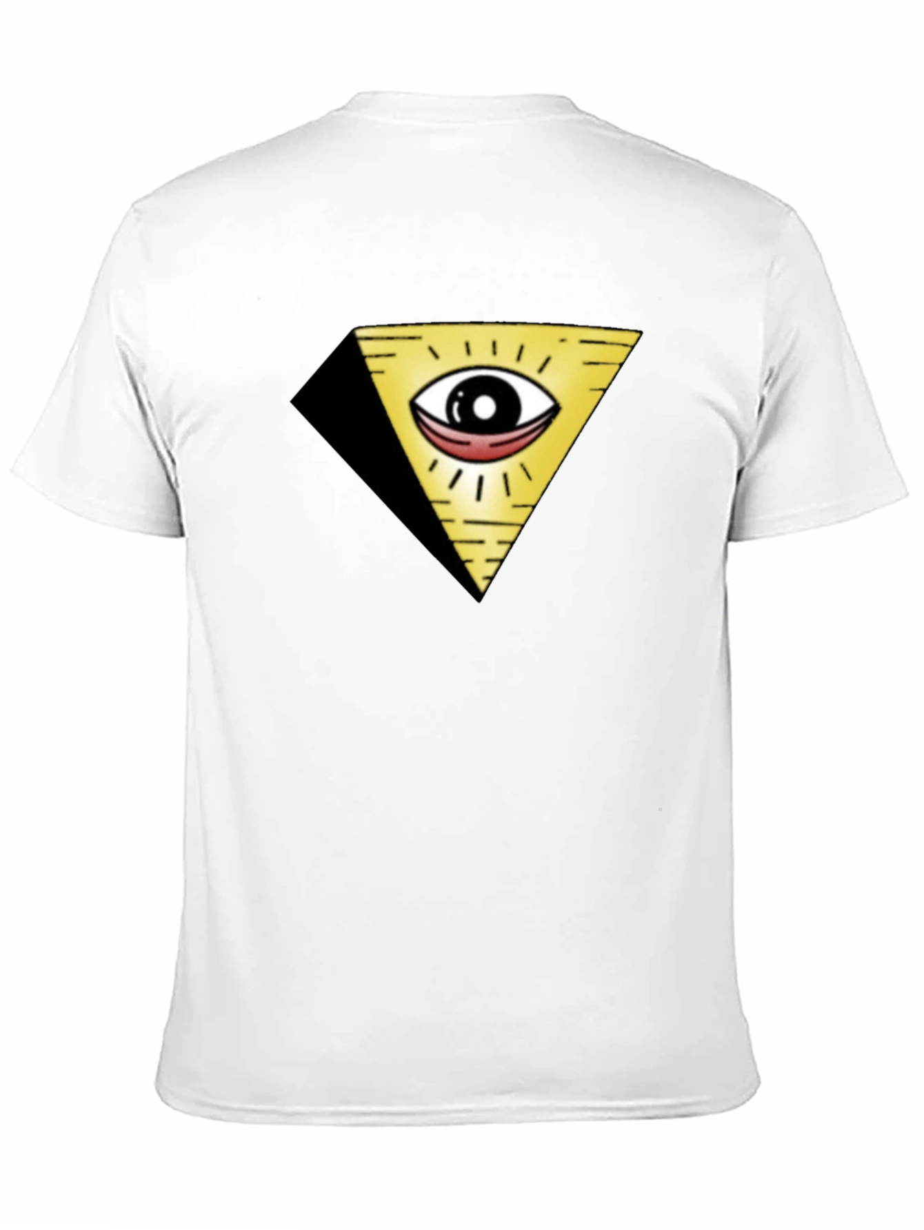 Illuminati Eye Pyramid Graphic Black T-Shirt