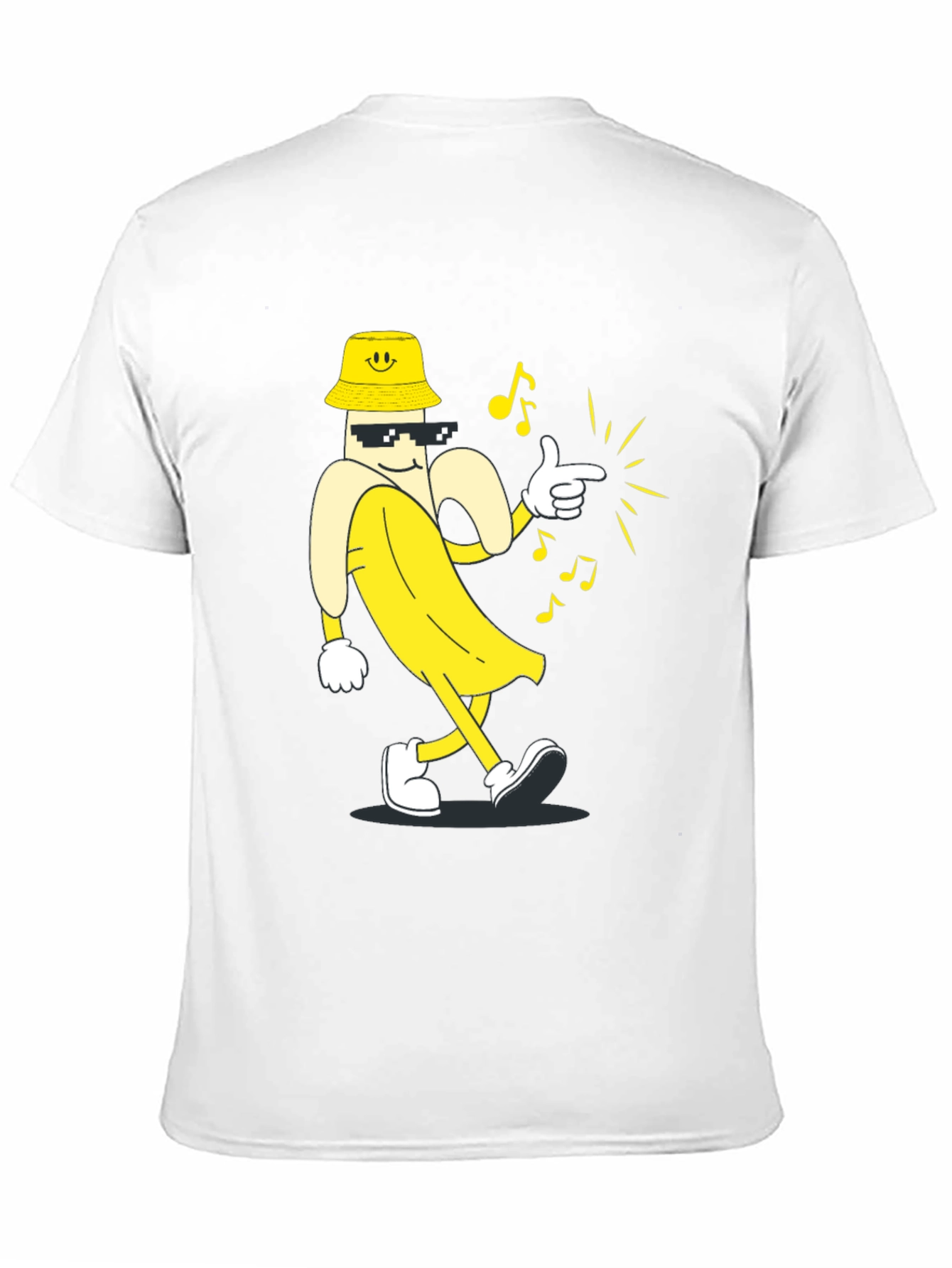 Cool Banana T-Shirt - Black Cartoon Graphic