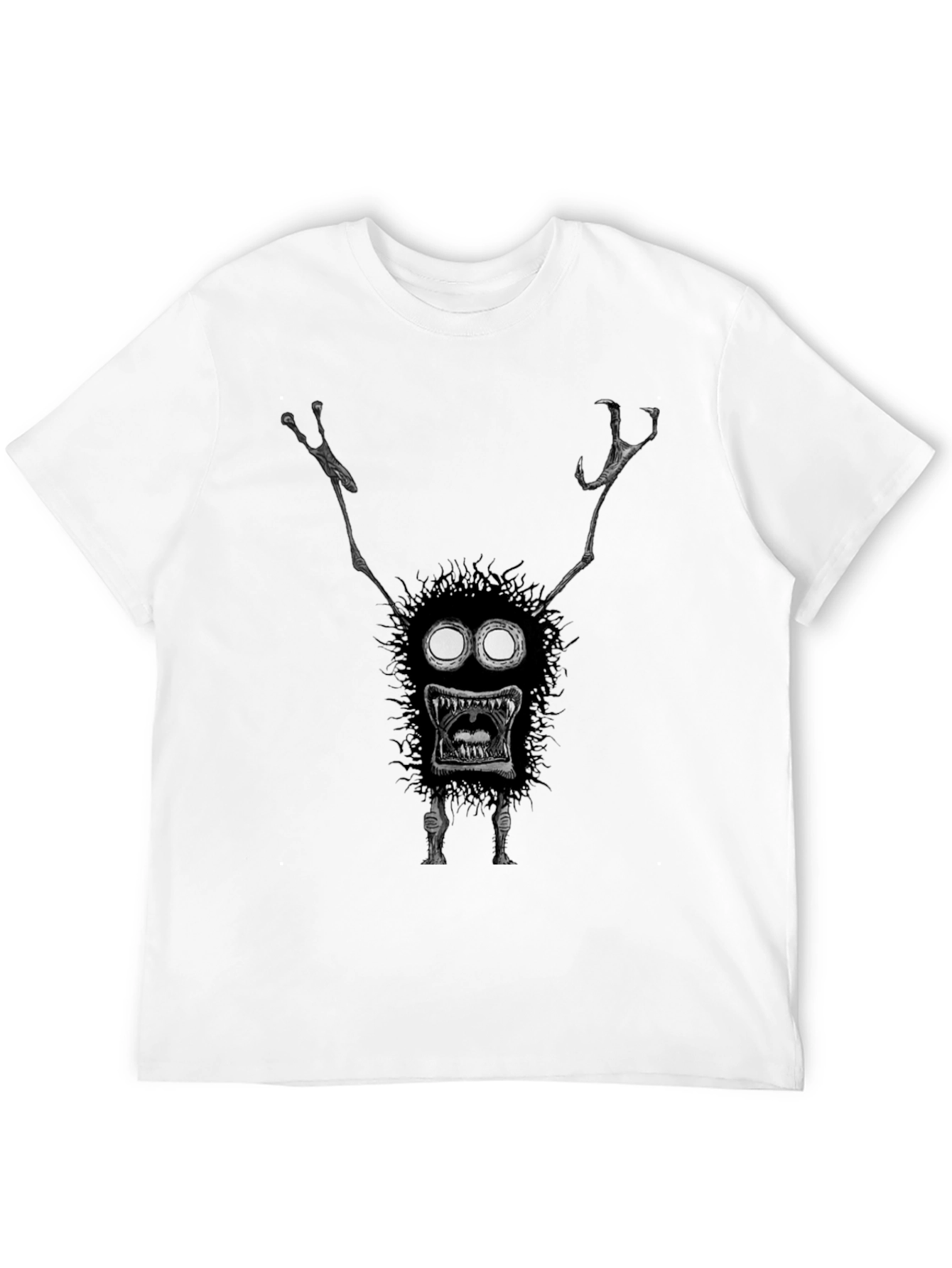 Monster Graphic Black T-Shirt