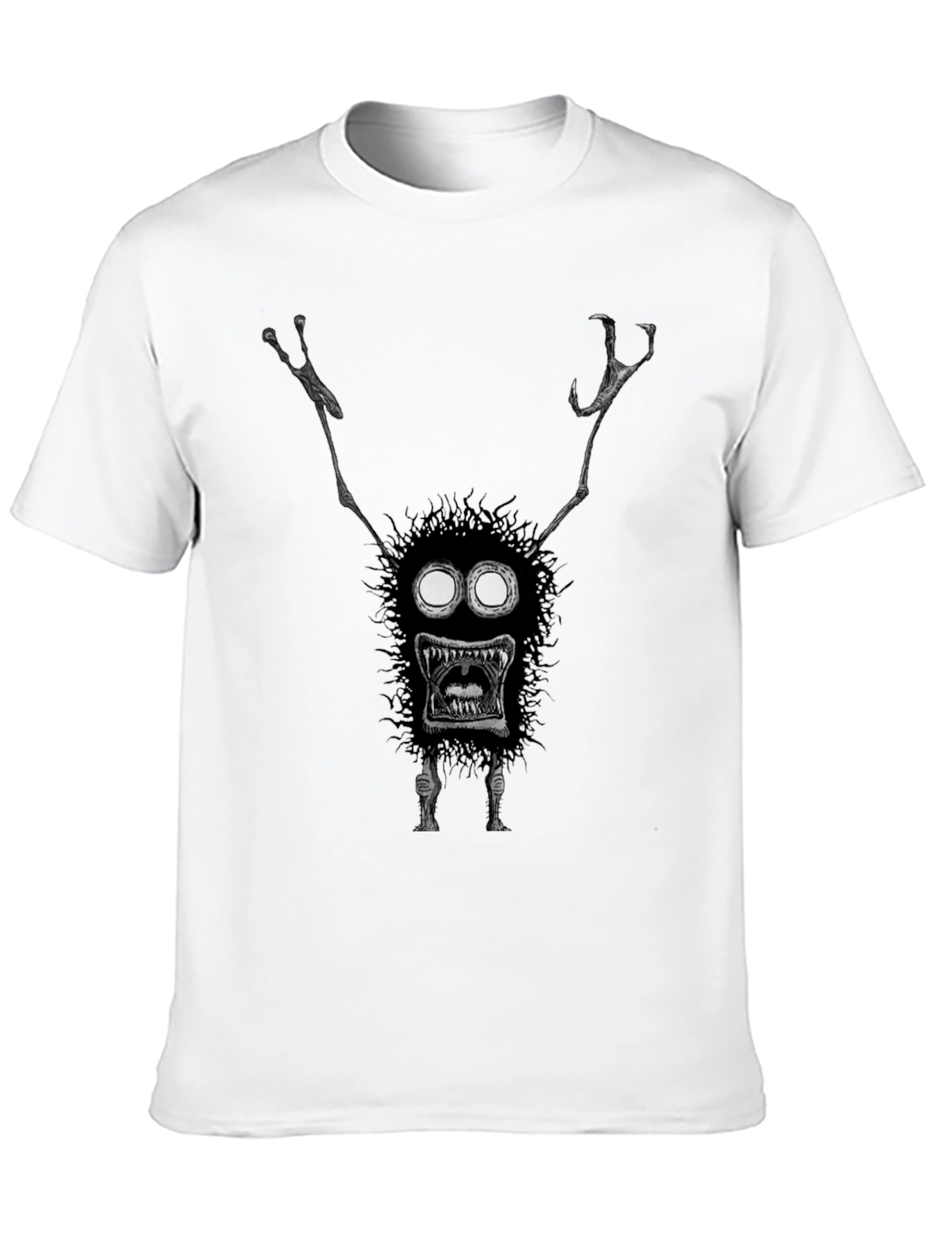 Monster Graphic Black T-Shirt