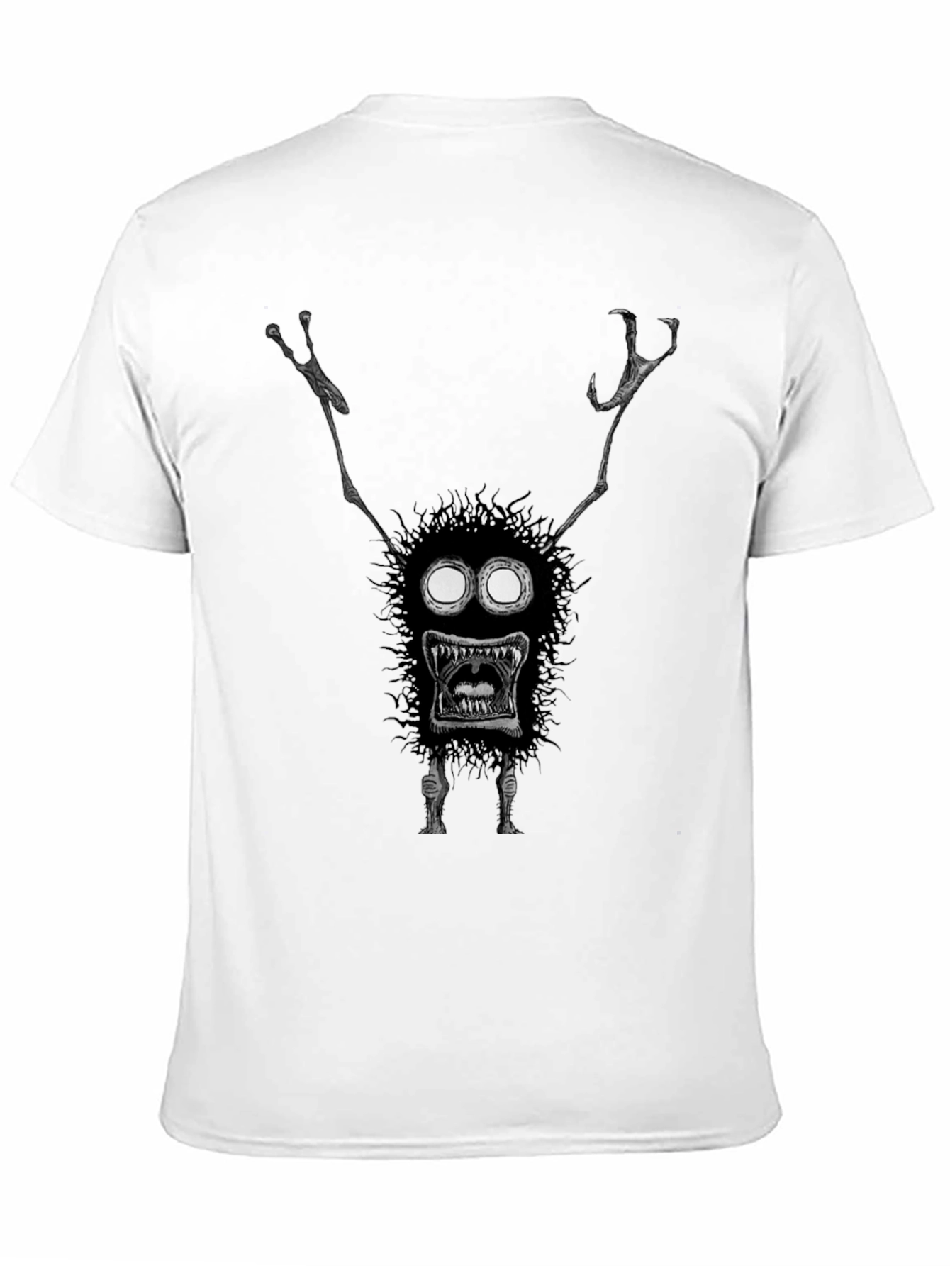 Monster Graphic Black T-Shirt
