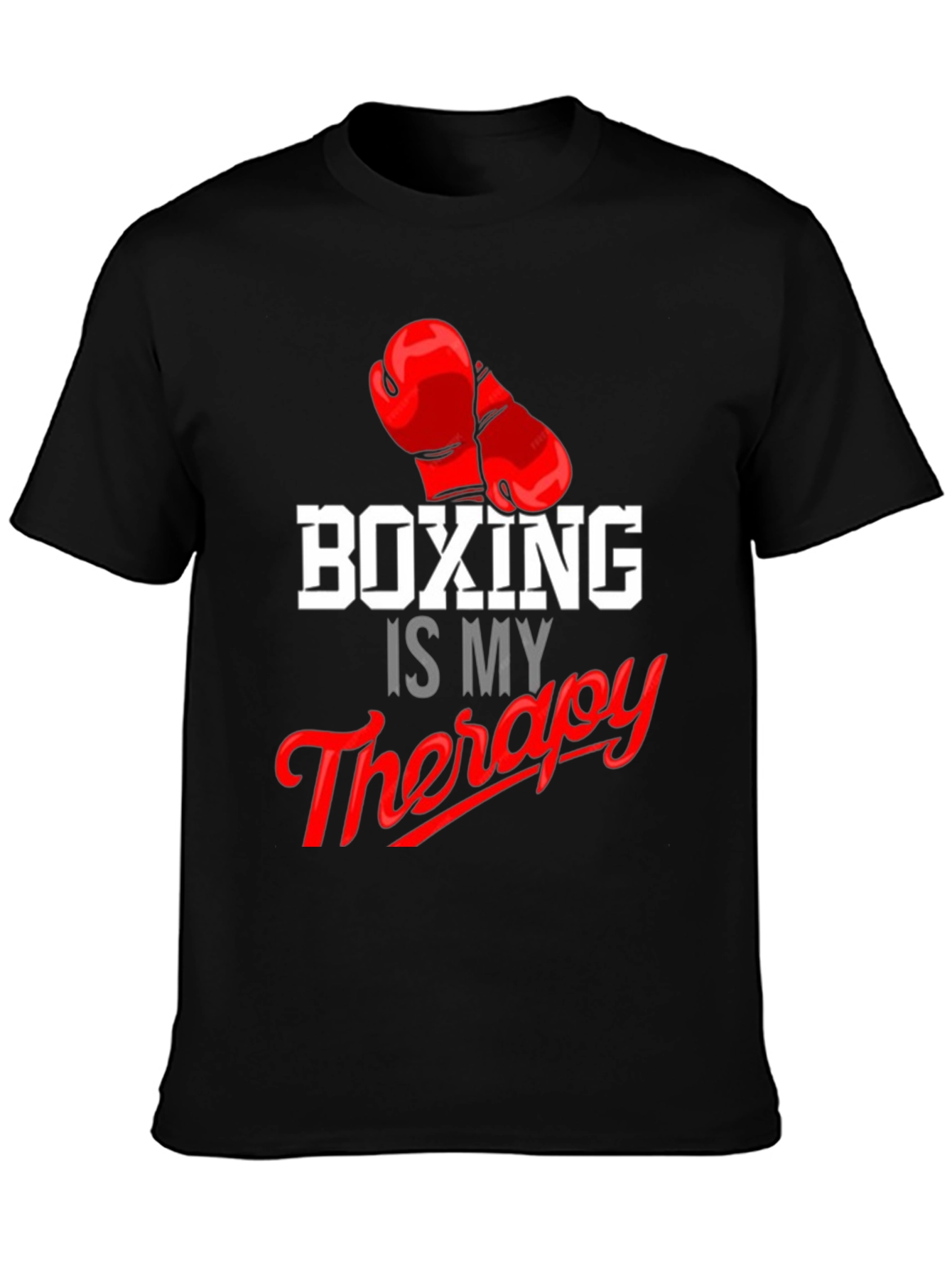 Boxing Is My Therapy Graphic Tee