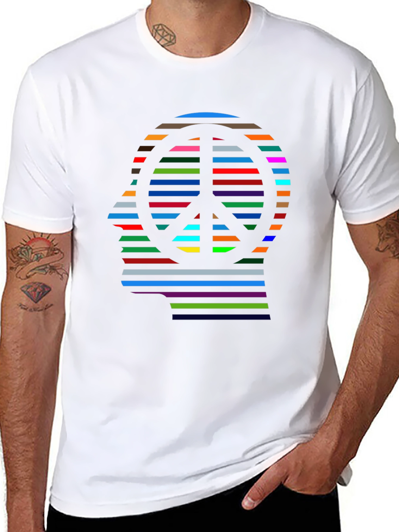Peace Mind Tee - Retro Graphic T-Shirt