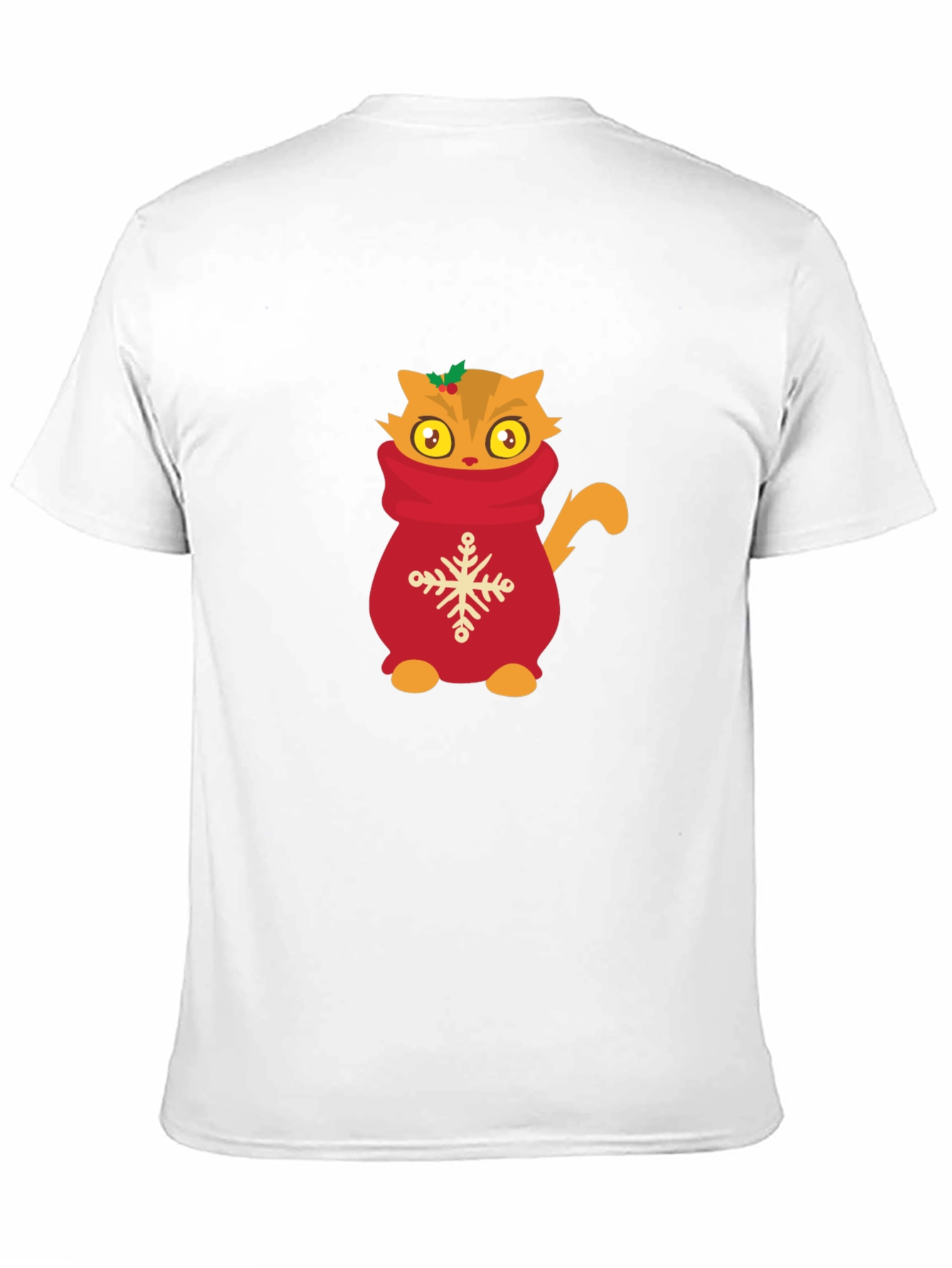 Cute Cat in Sweater Graphic T-Shirt