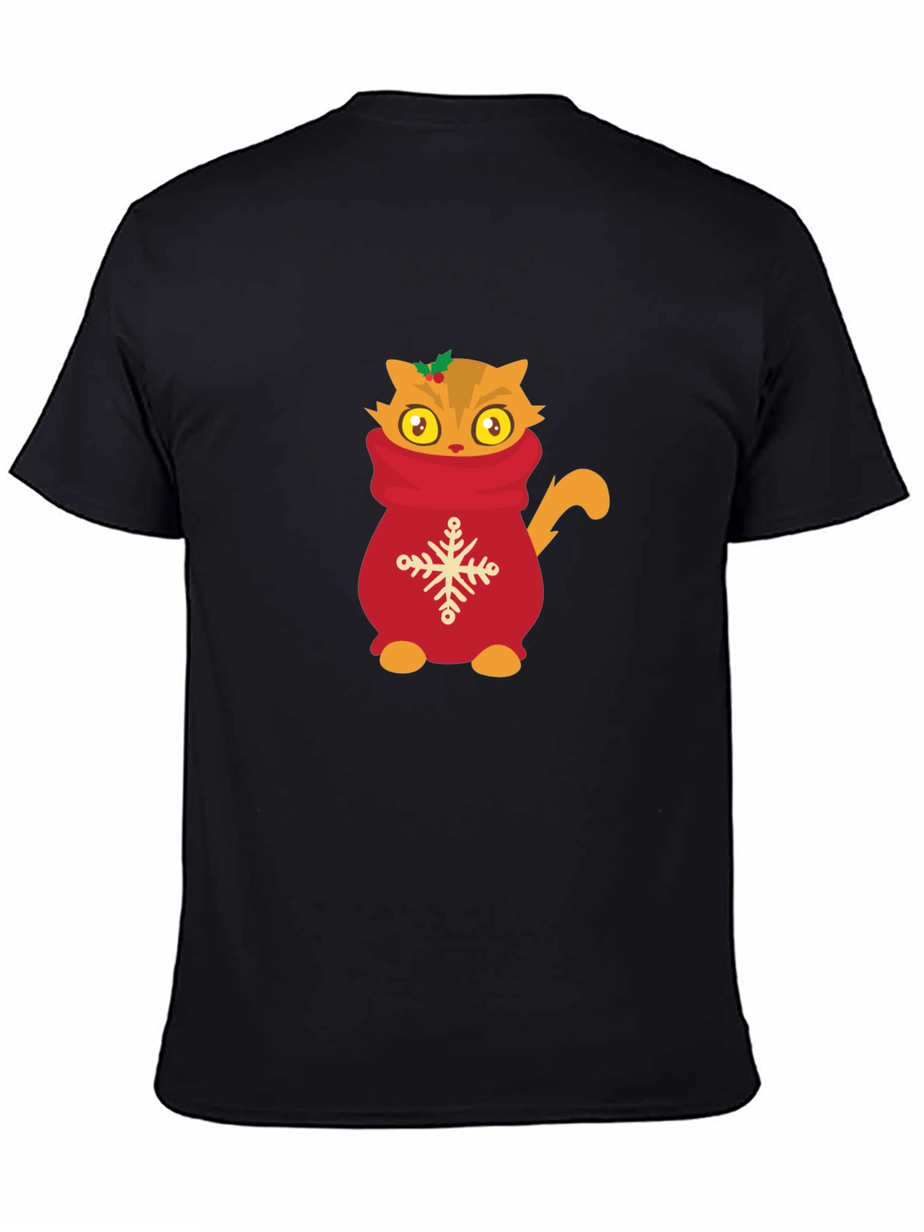 Cute Cat in Sweater Graphic T-Shirt