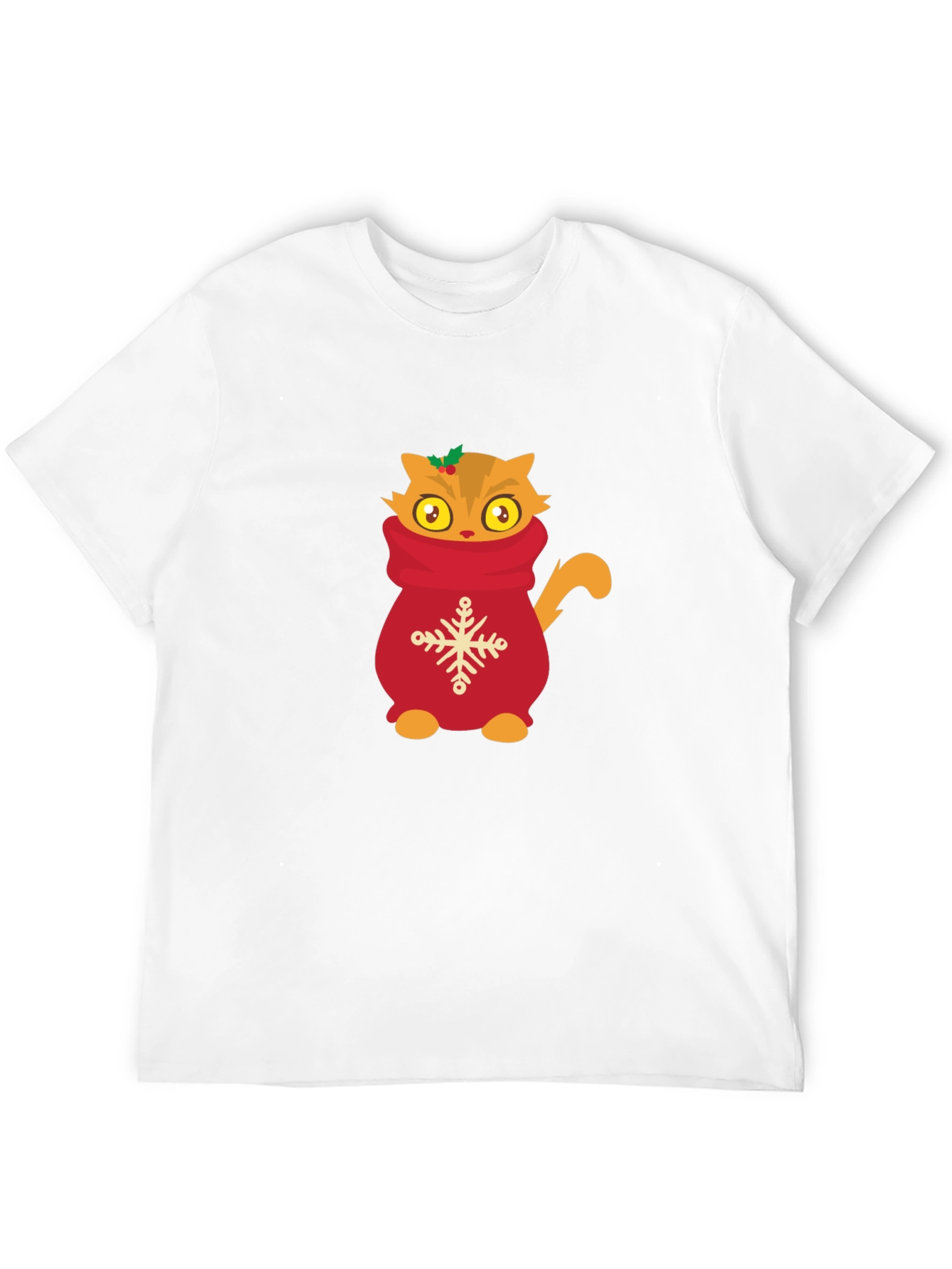 Cute Cat in Sweater Graphic T-Shirt
