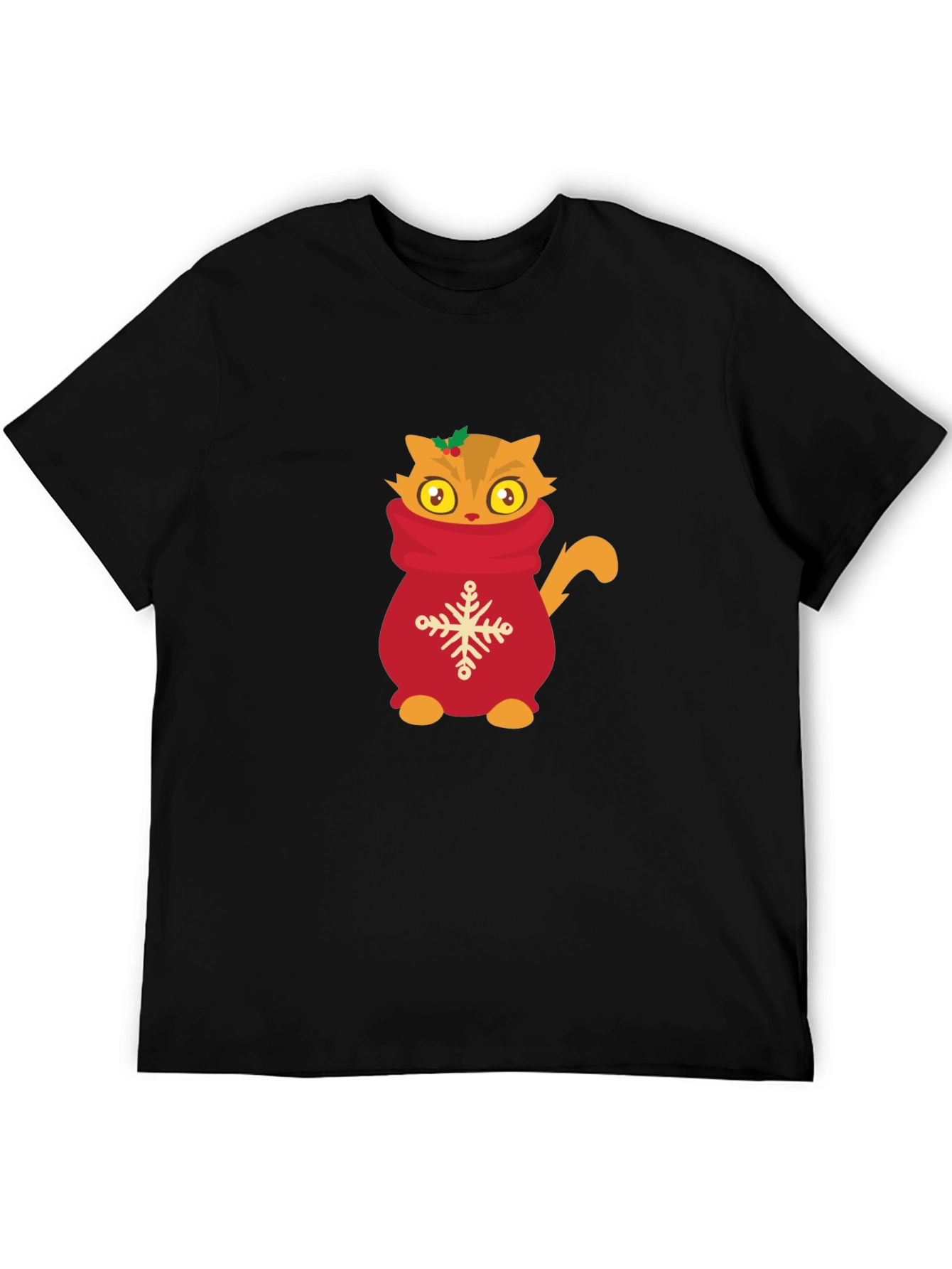 Cute Cat in Sweater Graphic T-Shirt