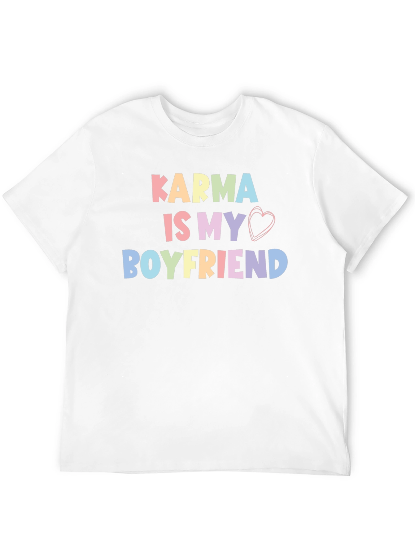 Karma Is My Boyfriend T-Shirt Trendy Cute Top