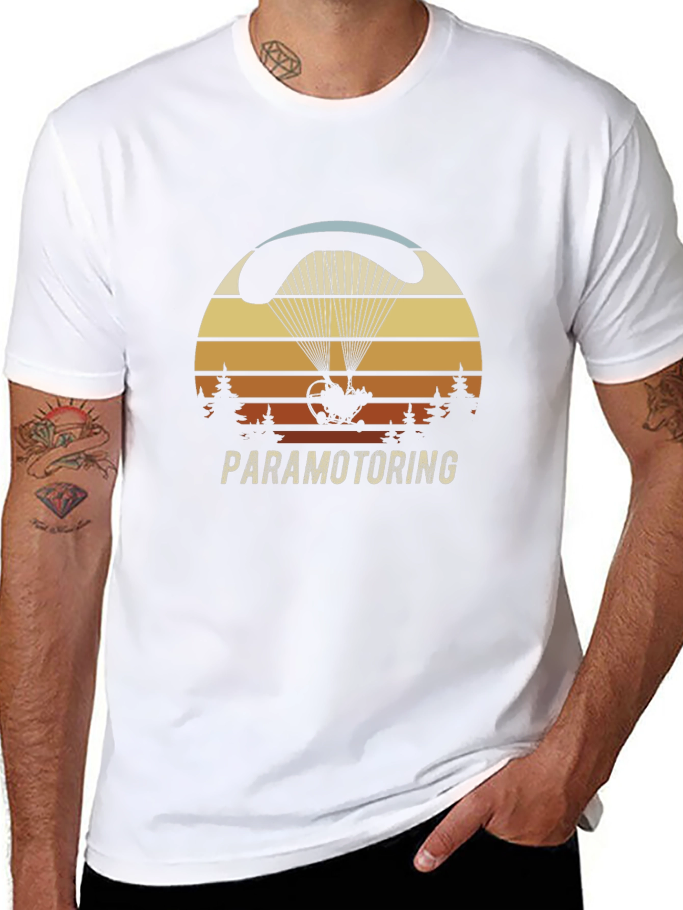 Paramotoring Sunset T-Shirt - Adventure Aviation Tee