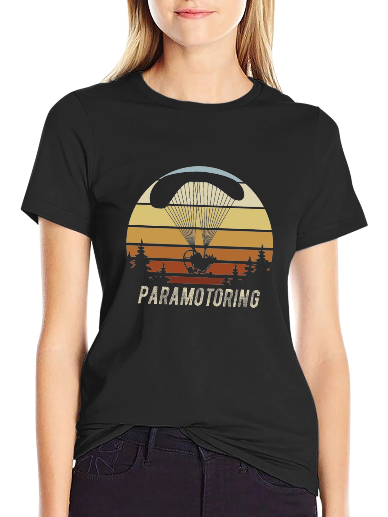 Paramotoring Sunset T-Shirt - Adventure Aviation Tee