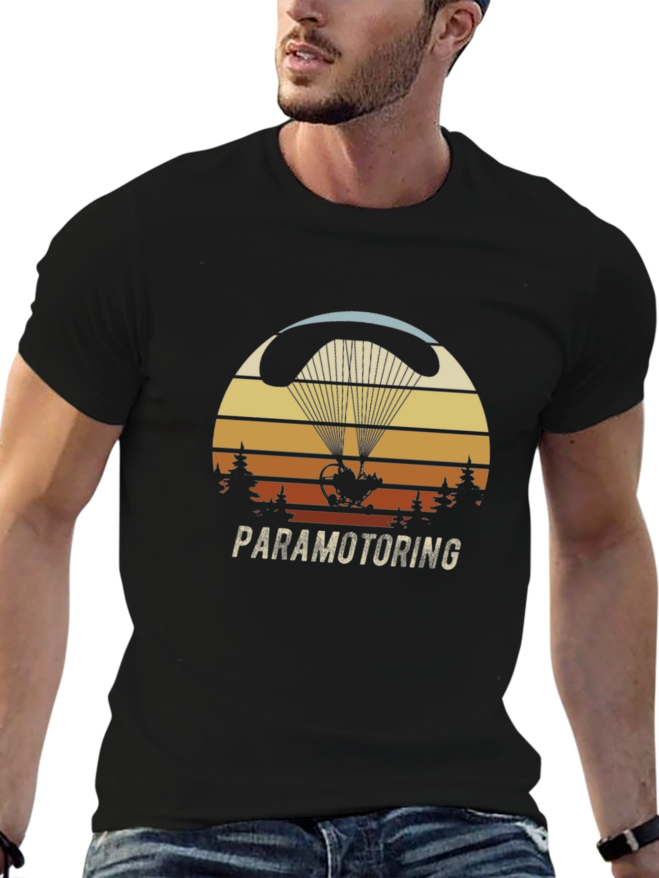 Paramotoring Sunset T-Shirt - Adventure Aviation Tee