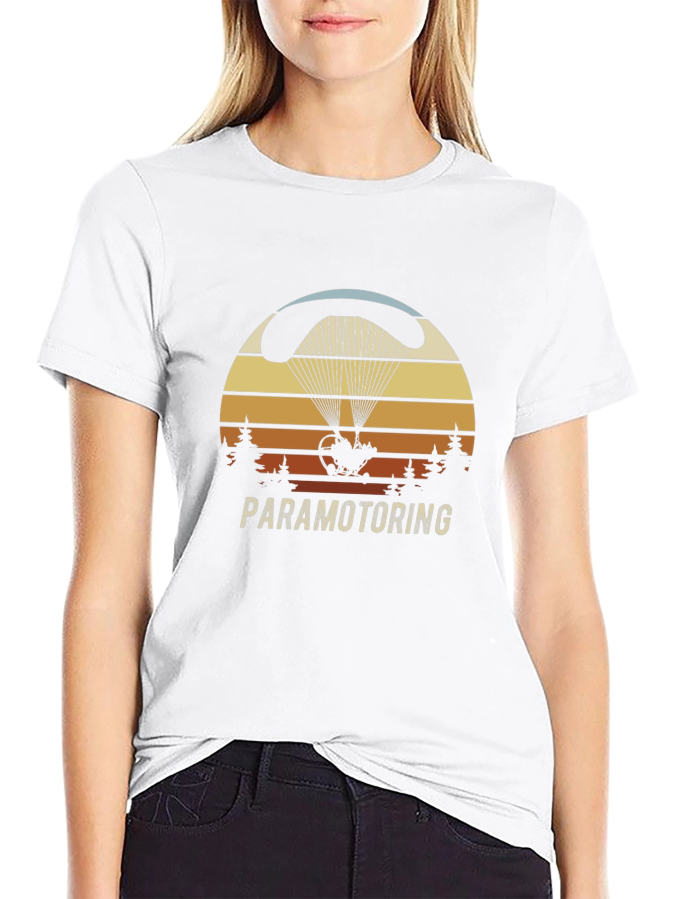 Paramotoring Sunset T-Shirt - Adventure Aviation Tee