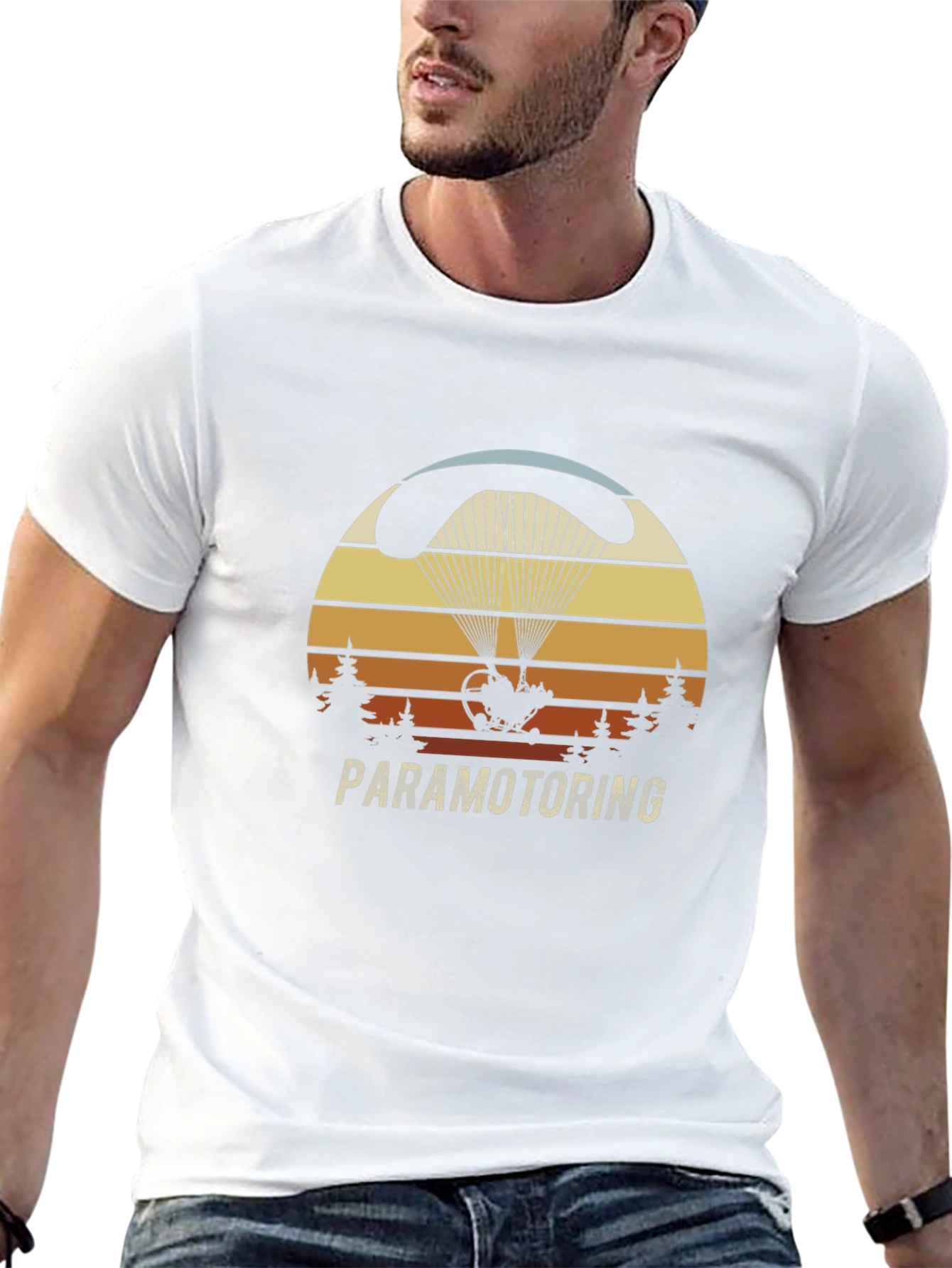 Paramotoring Sunset T-Shirt - Adventure Aviation Tee