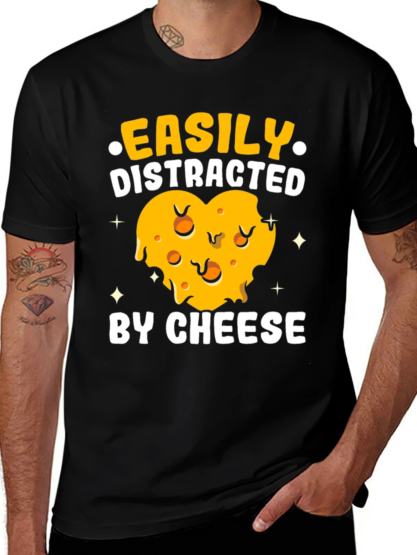 Easily Distracted by Cheese T-Shirt