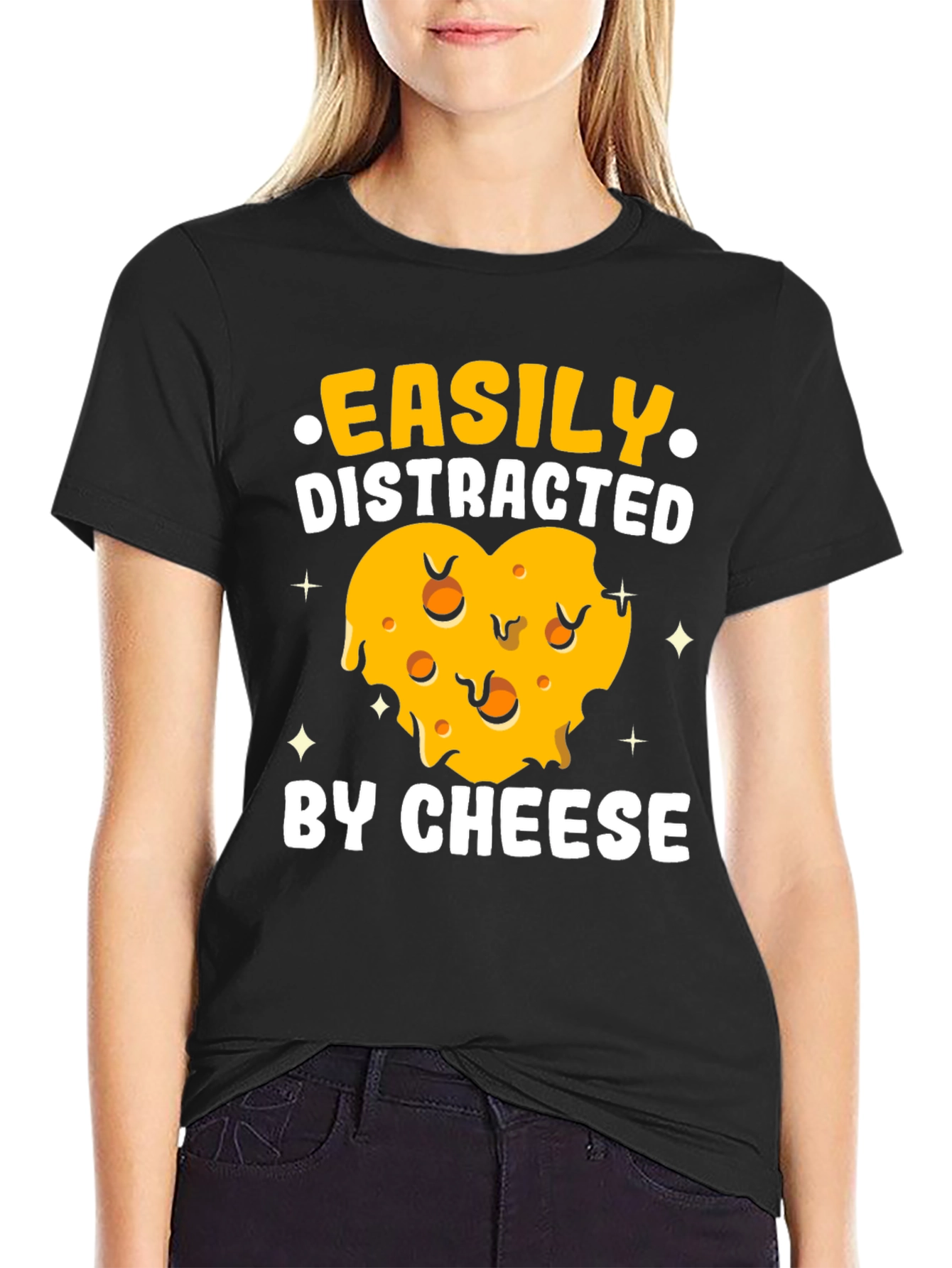 Easily Distracted by Cheese T-Shirt