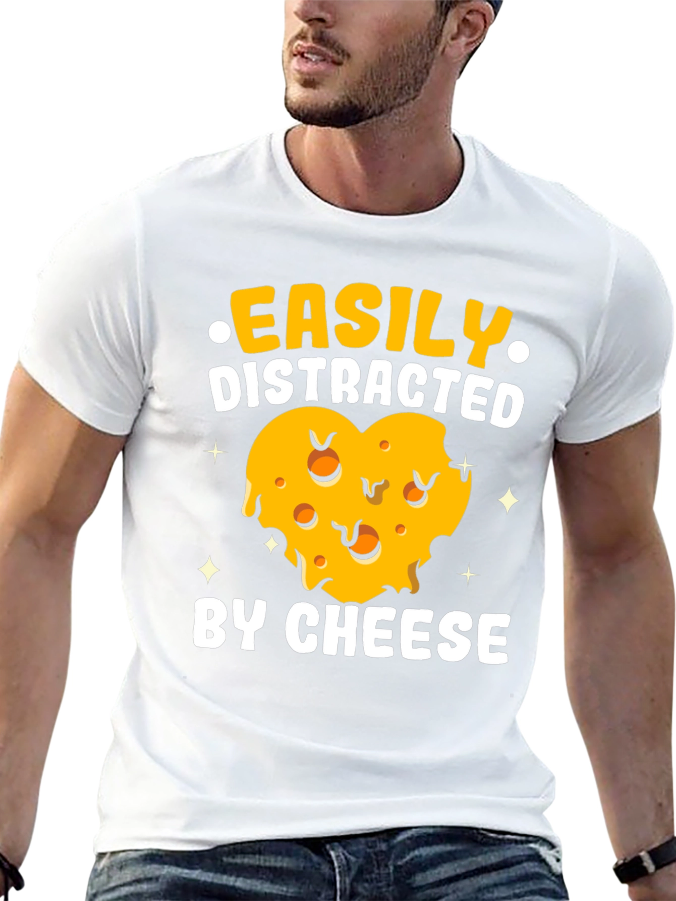 Easily Distracted by Cheese T-Shirt