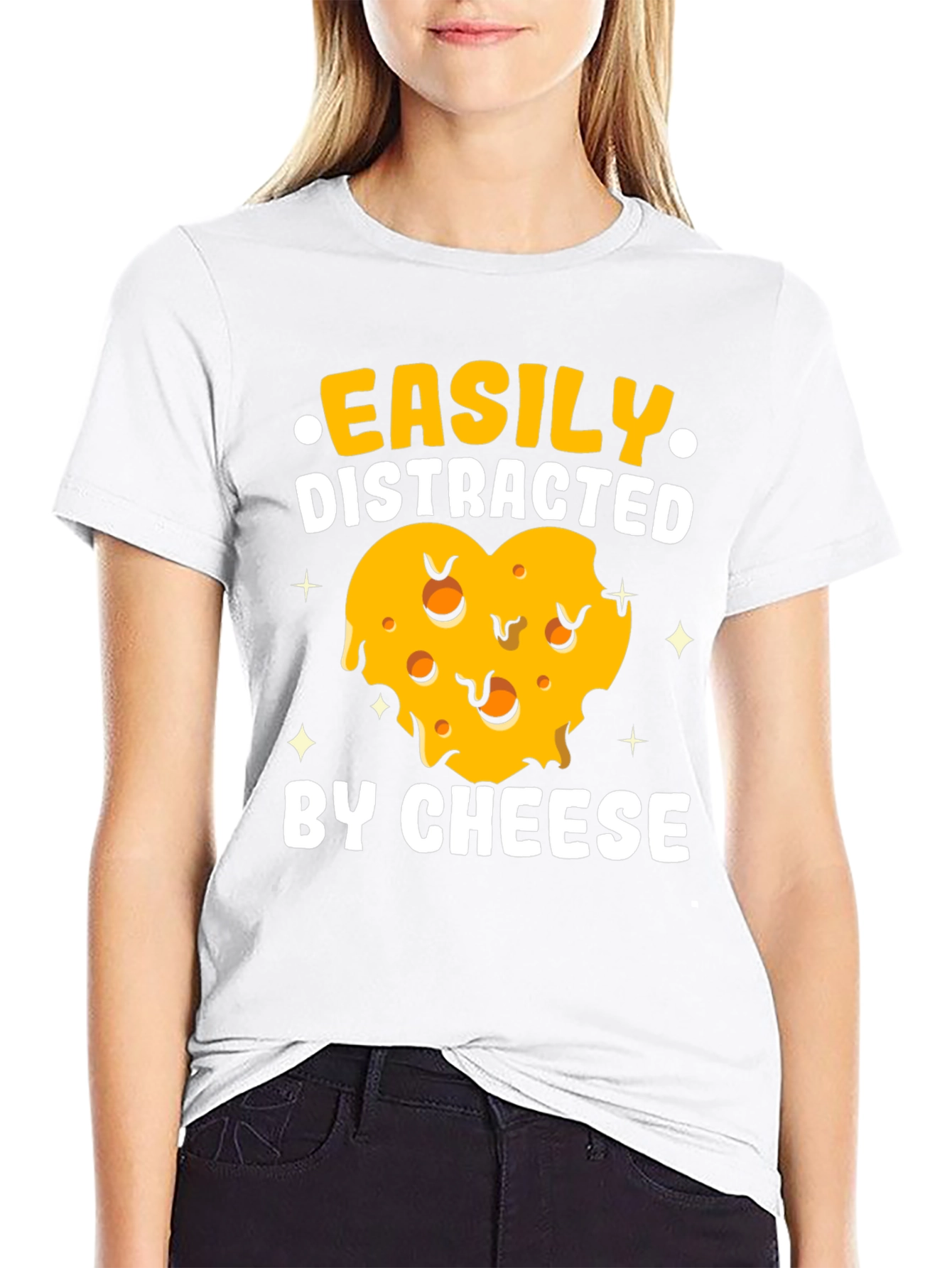 Easily Distracted by Cheese T-Shirt