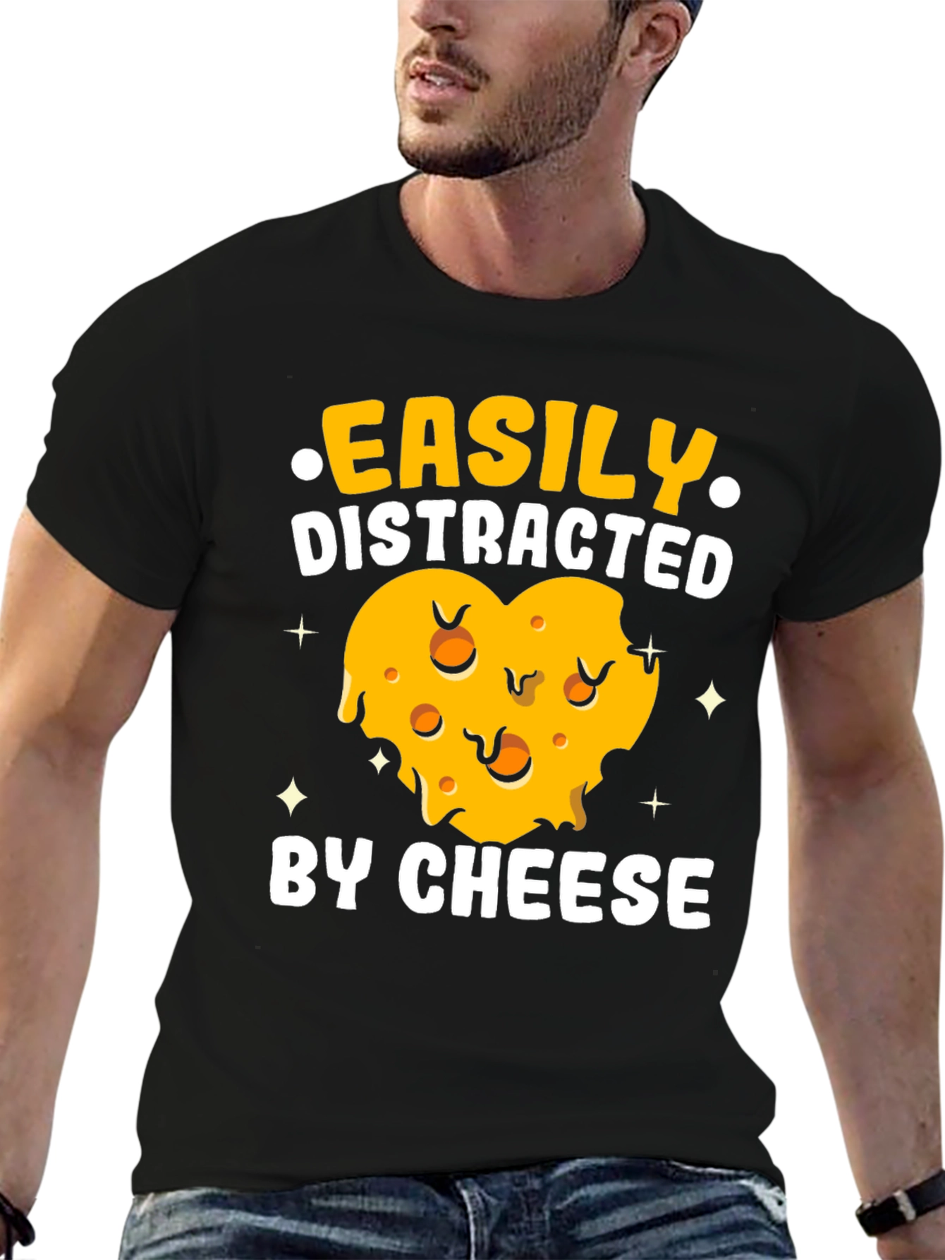 Easily Distracted by Cheese T-Shirt