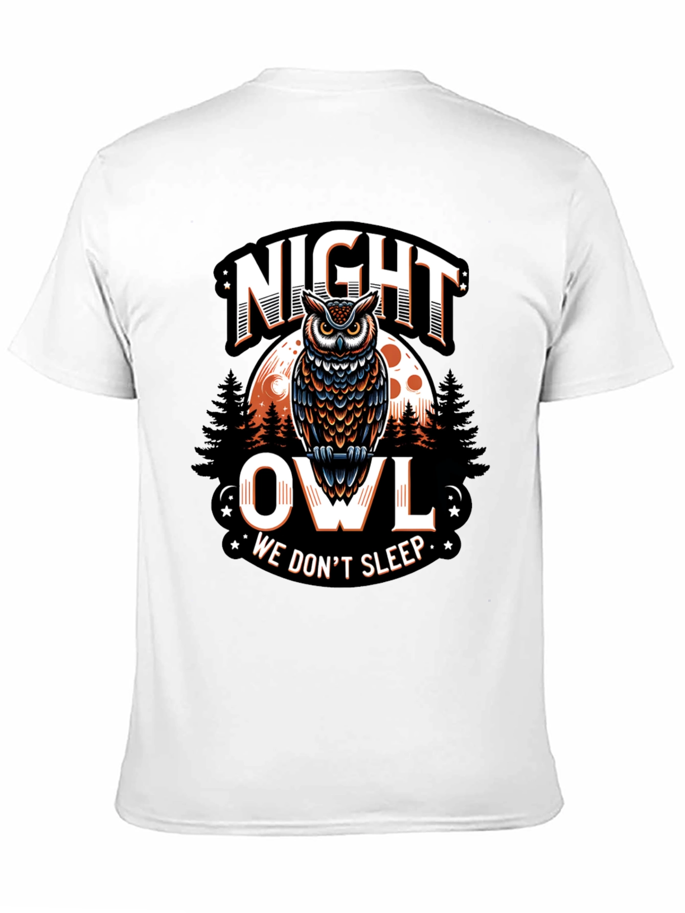 Night Owl Graphic Tee - We Dont Sleep T-Shirt