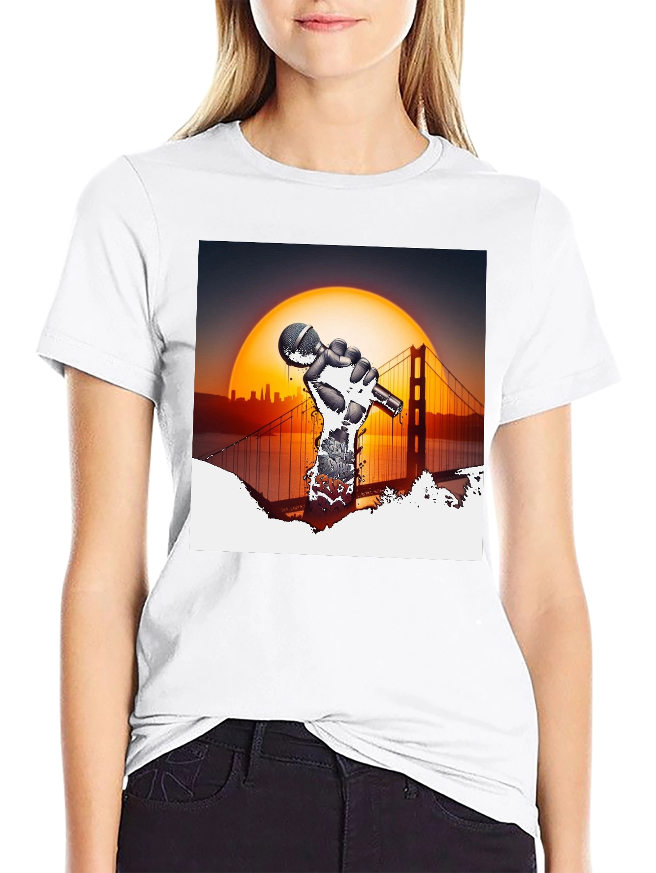 Sunset Mic T-Shirt