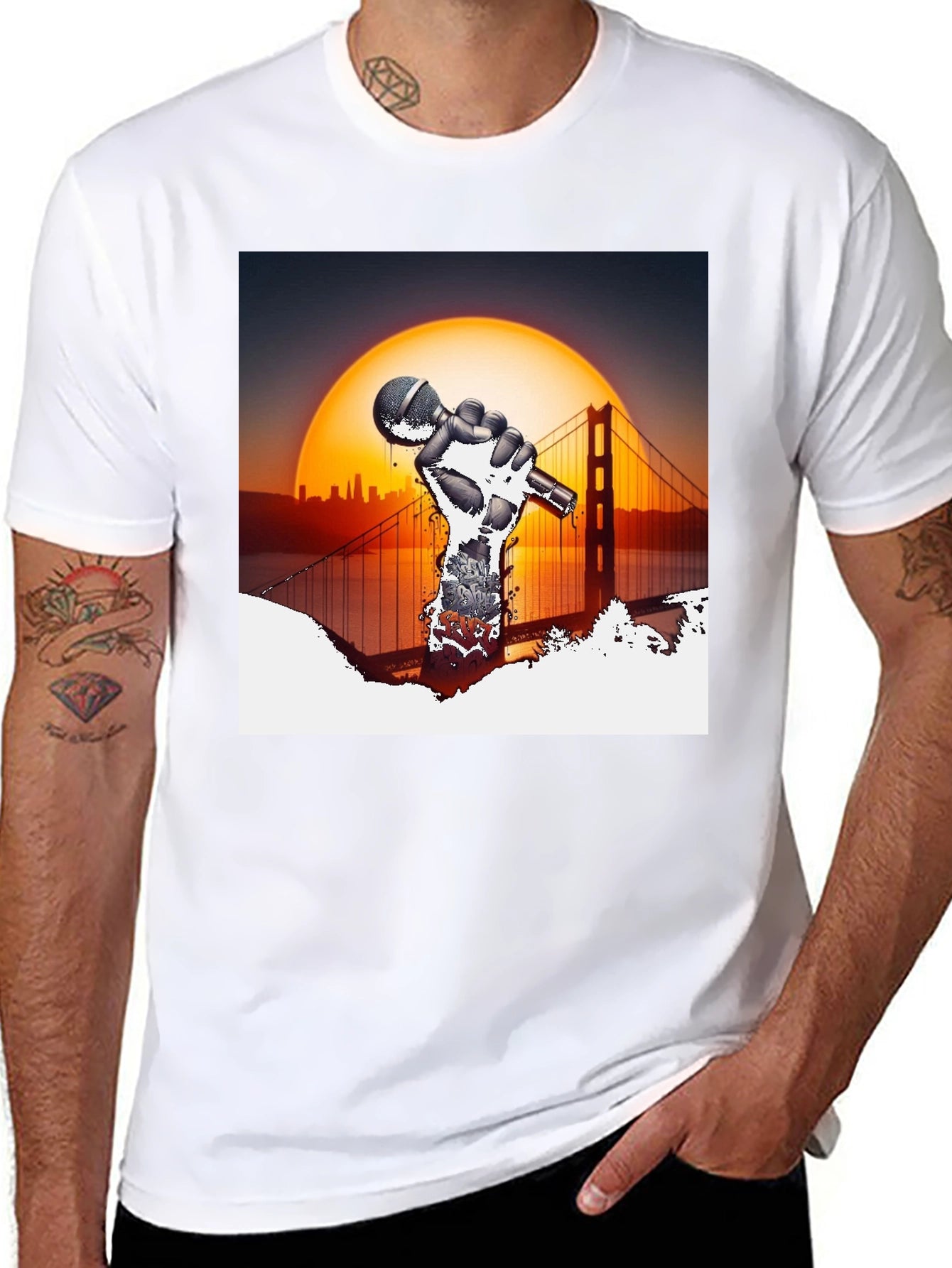 Sunset Mic T-Shirt