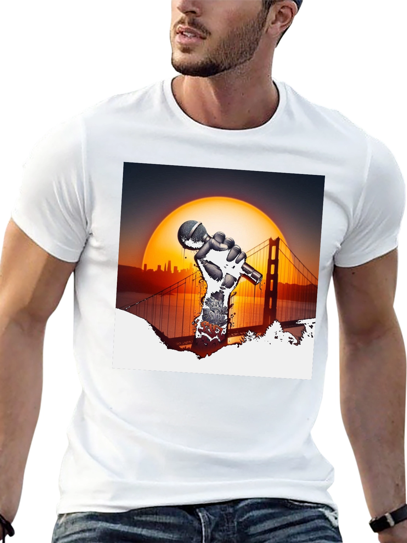 Sunset Mic T-Shirt