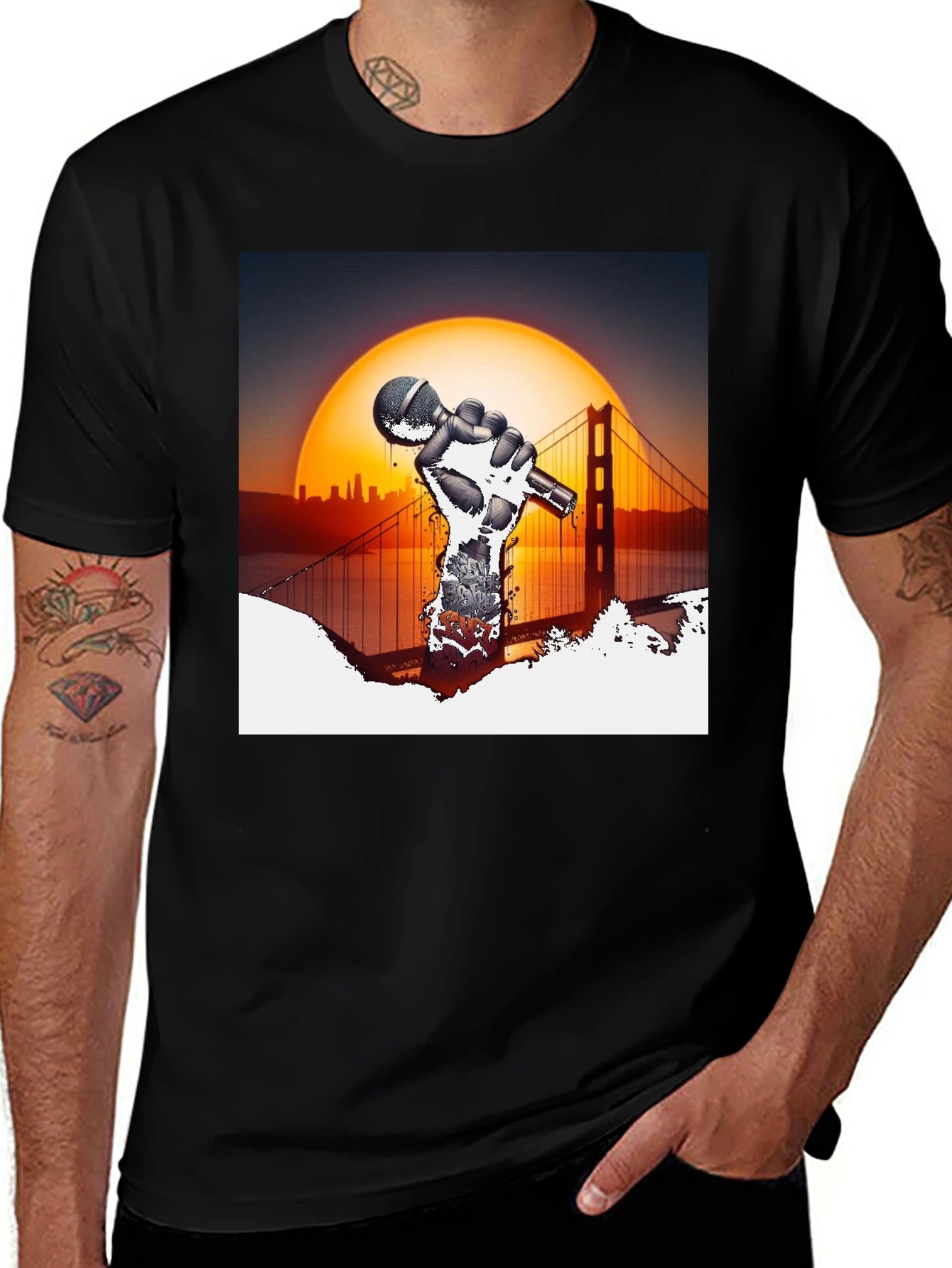 Sunset Mic T-Shirt