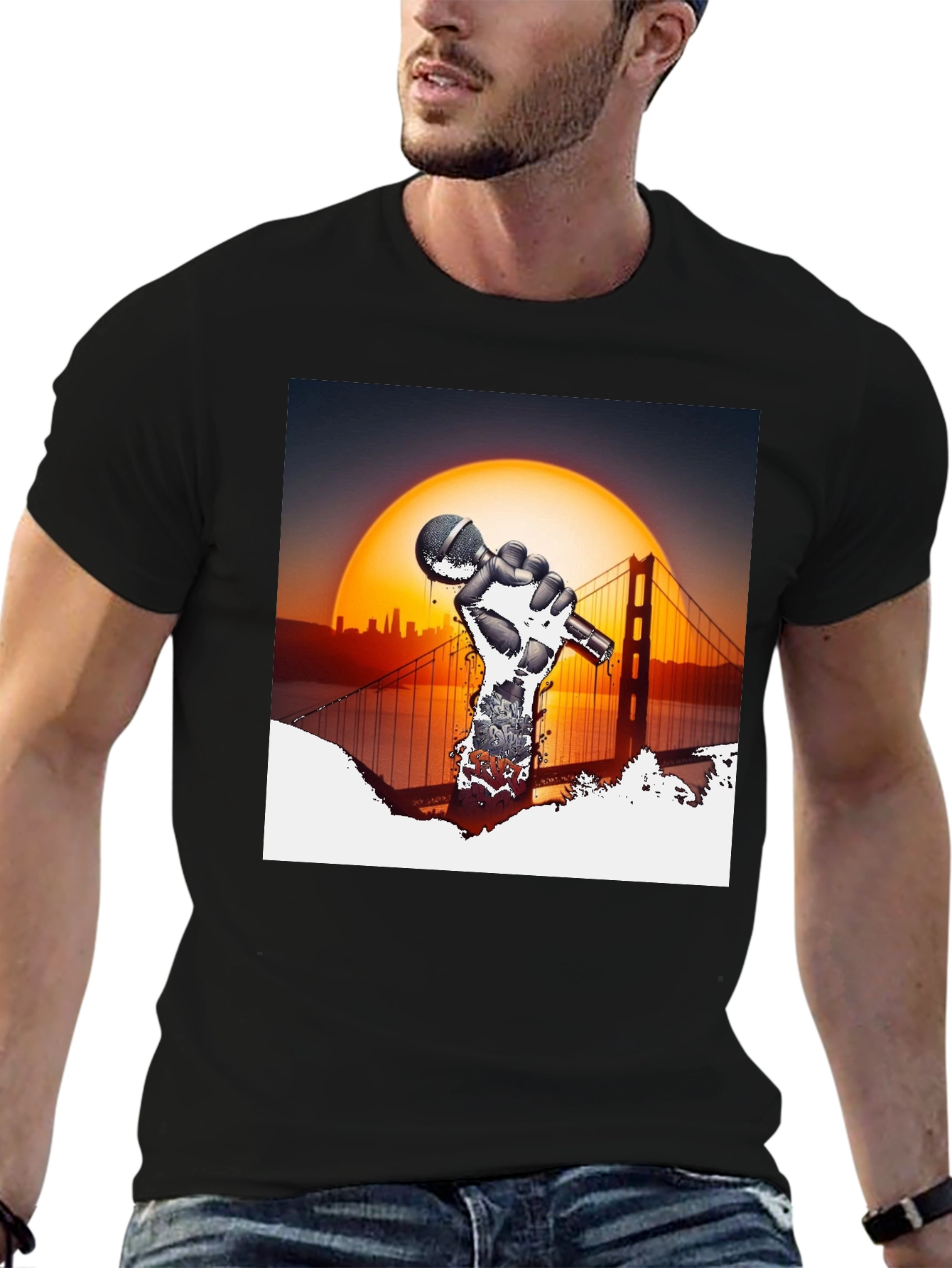 Sunset Mic T-Shirt