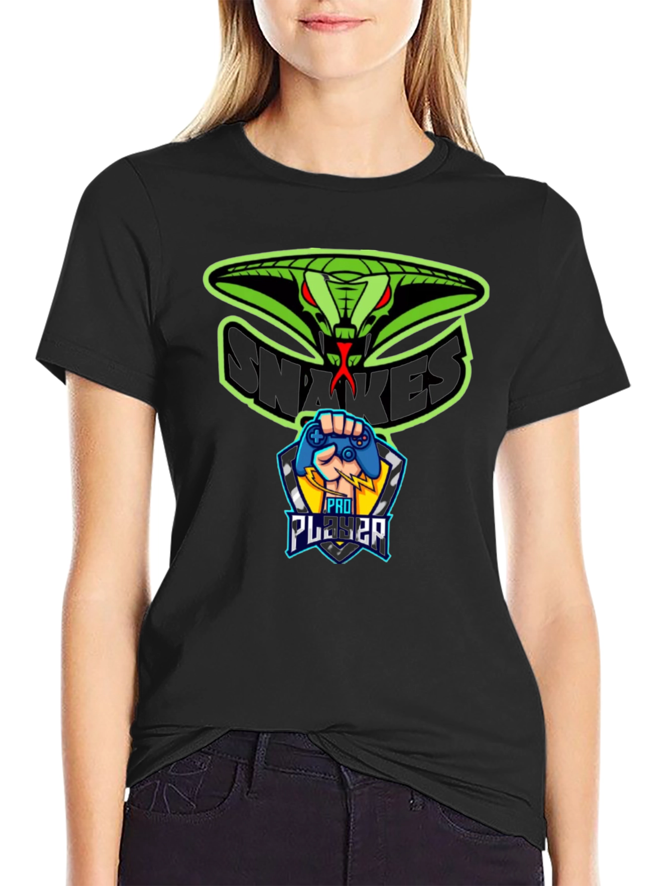 Snakes Pro Player T-Shirt - Gaming Apparel