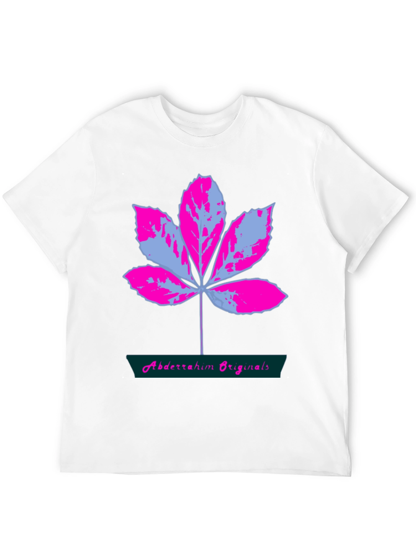 Leaf Logo Cotton T-Shirt - Abdderrahim Originals