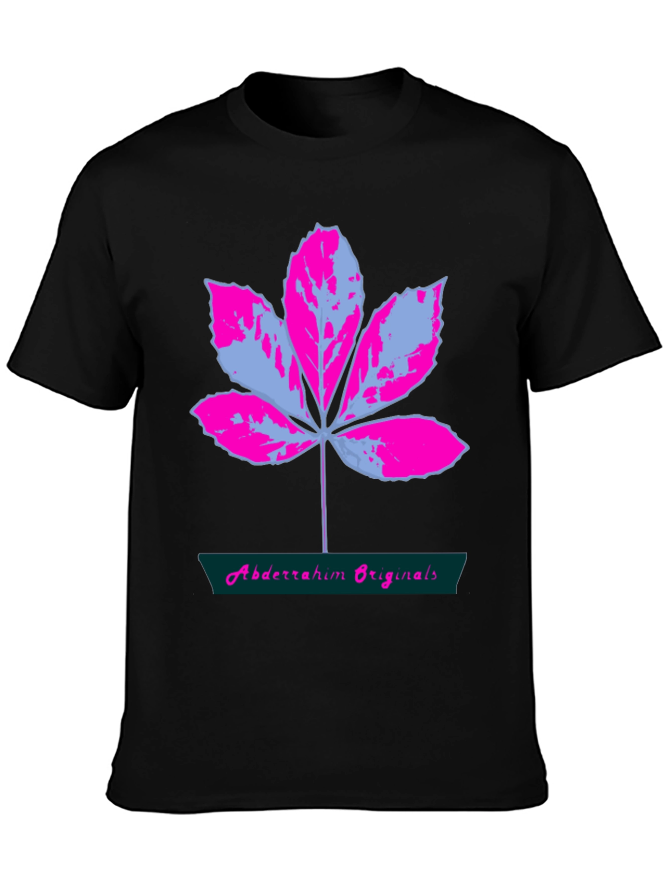 Leaf Logo Cotton T-Shirt - Abdderrahim Originals