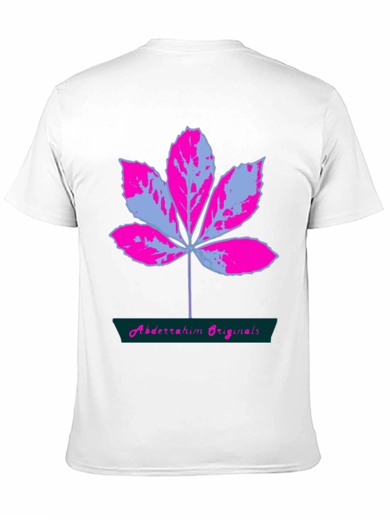 Leaf Logo Cotton T-Shirt - Abdderrahim Originals