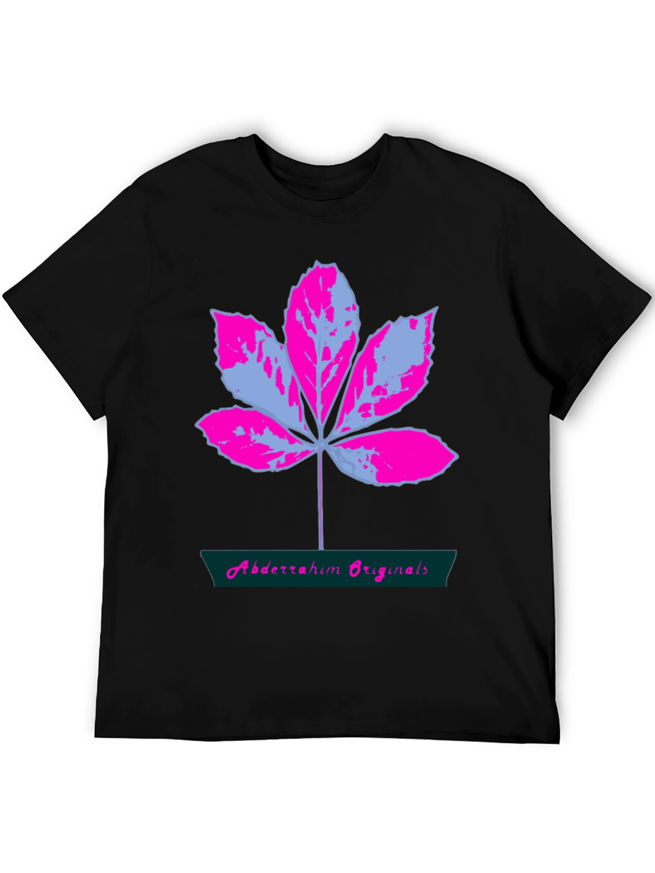 Leaf Logo Cotton T-Shirt - Abdderrahim Originals