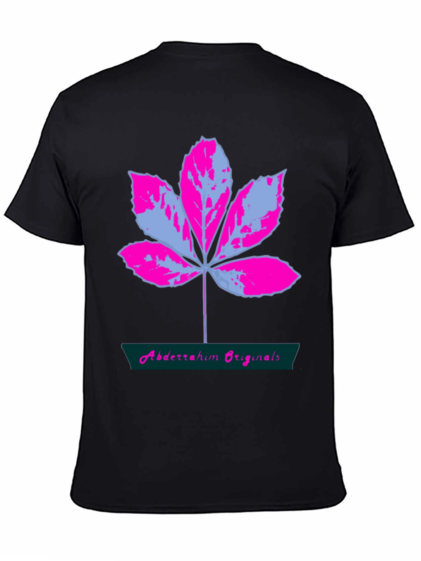 Leaf Logo Cotton T-Shirt - Abdderrahim Originals