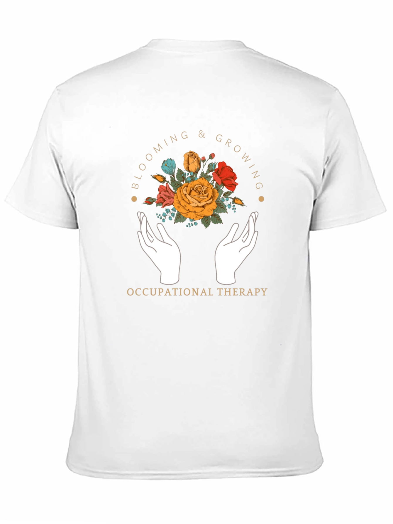 Occupational Therapy Floral Graphic T-Shirt