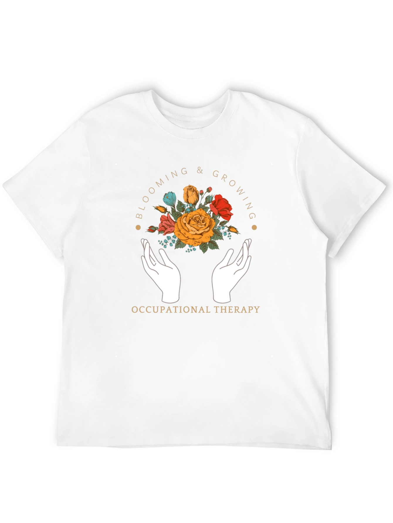 Occupational Therapy Floral Graphic T-Shirt