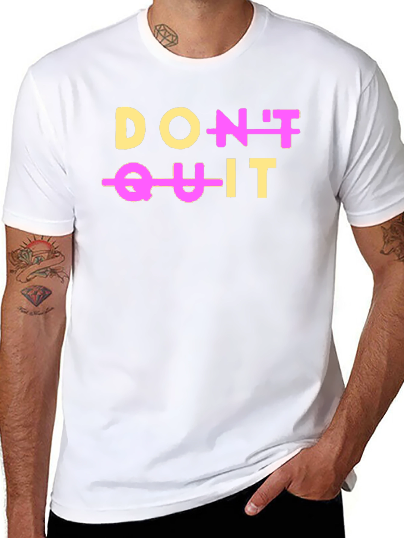 Motivational Dont Quit Graphic T-Shirt