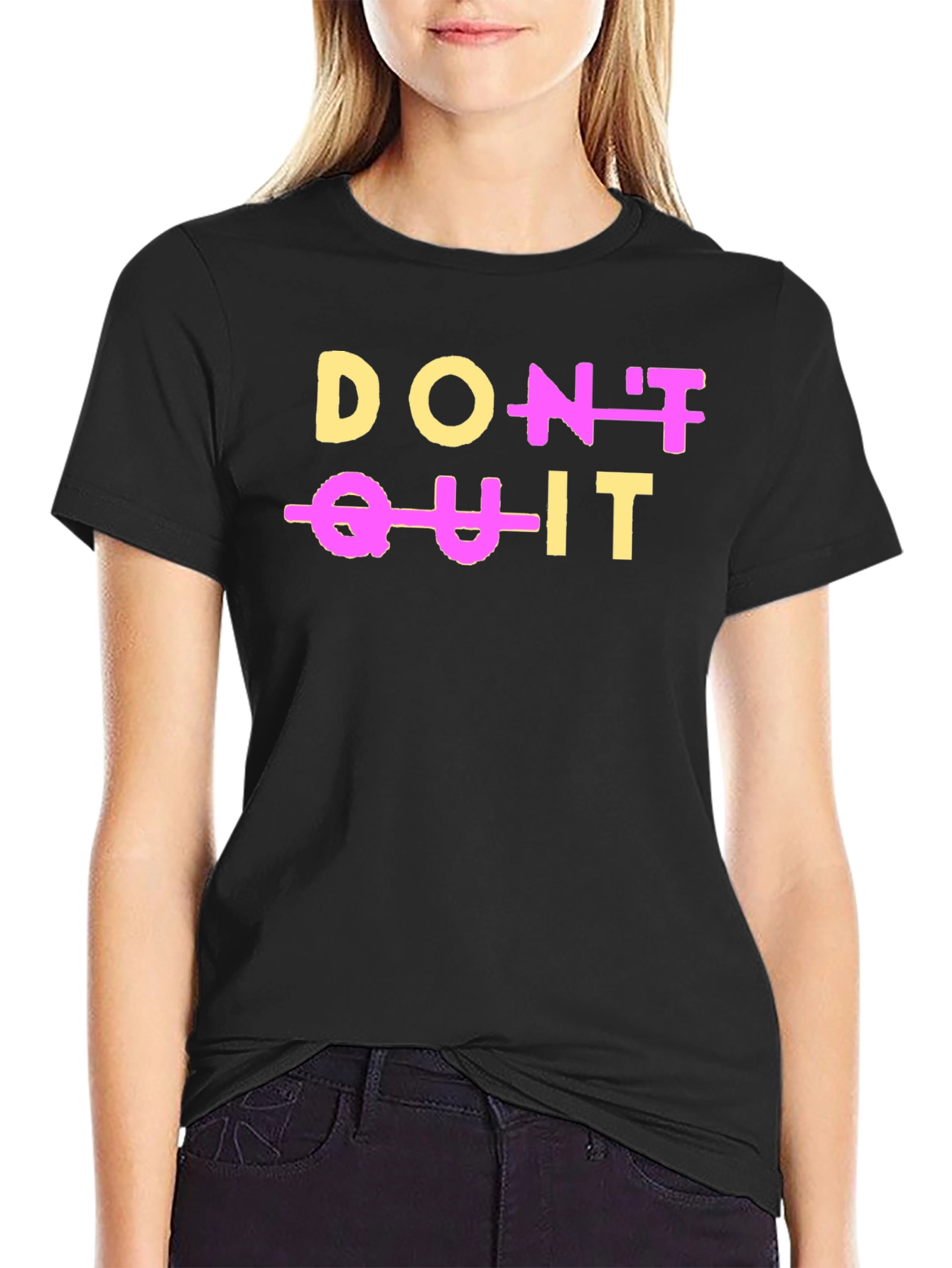 Motivational Dont Quit Graphic T-Shirt