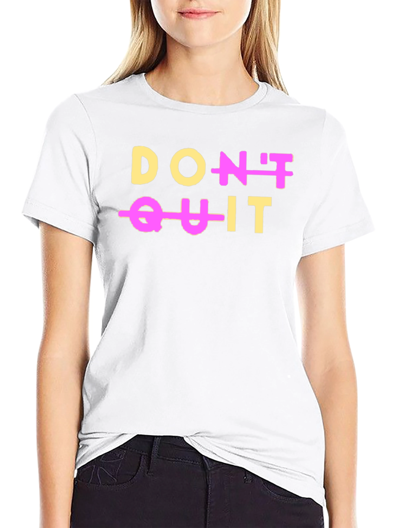 Motivational Dont Quit Graphic T-Shirt