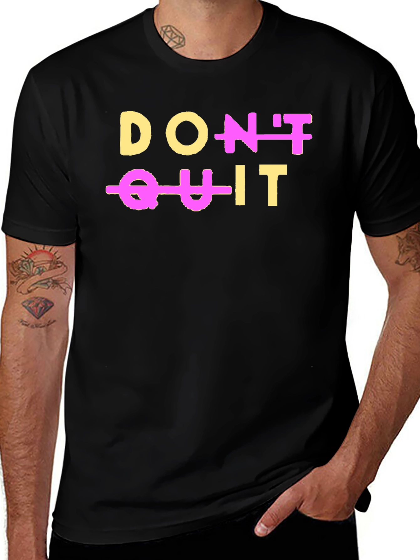 Motivational Dont Quit Graphic T-Shirt
