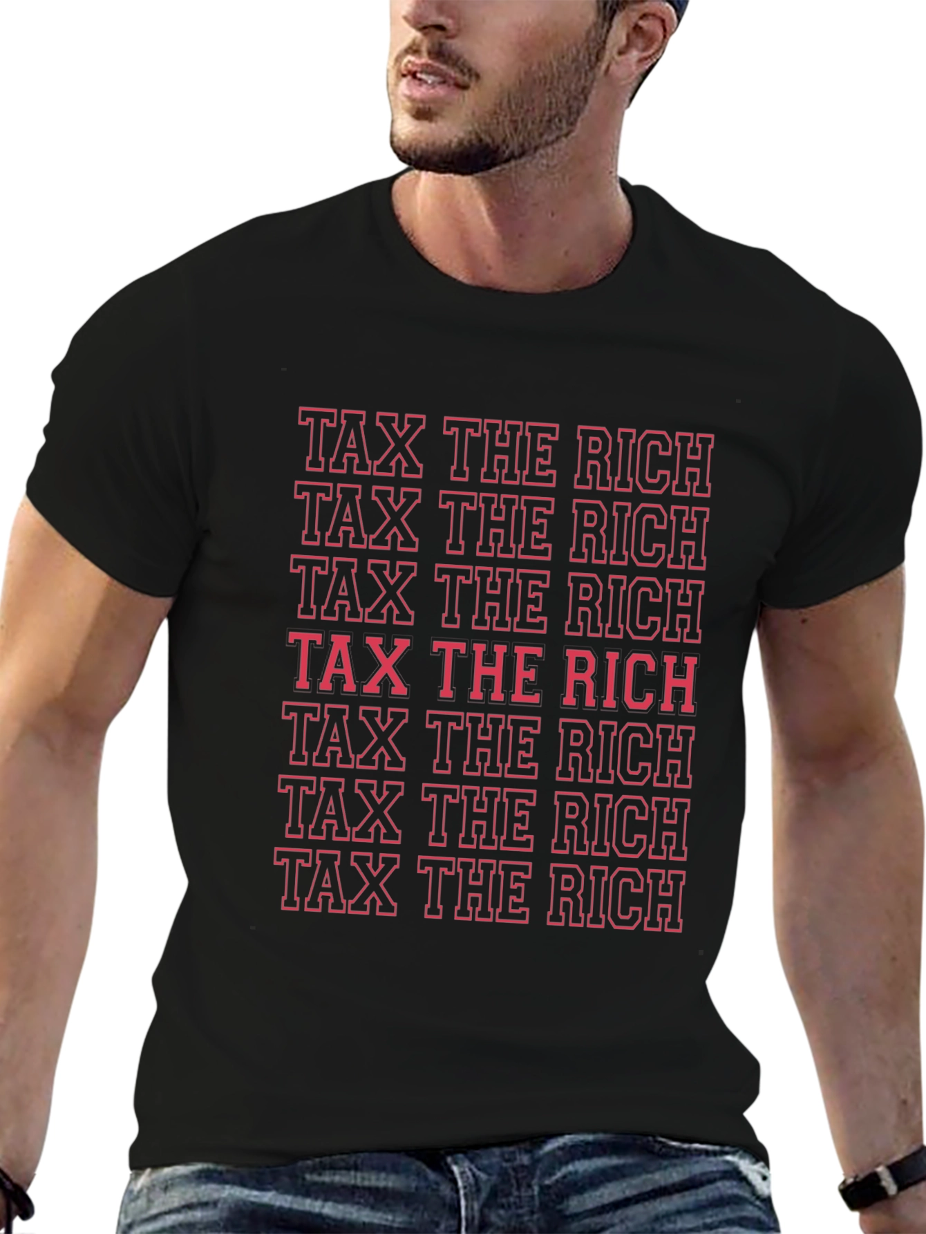 Tax The Rich Statement T-Shirt
